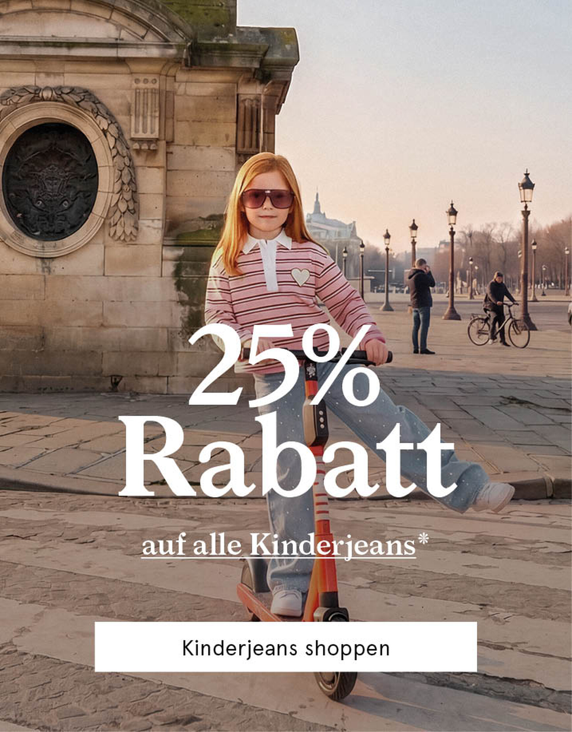 25% Rabatt auf alle Kinderjeans