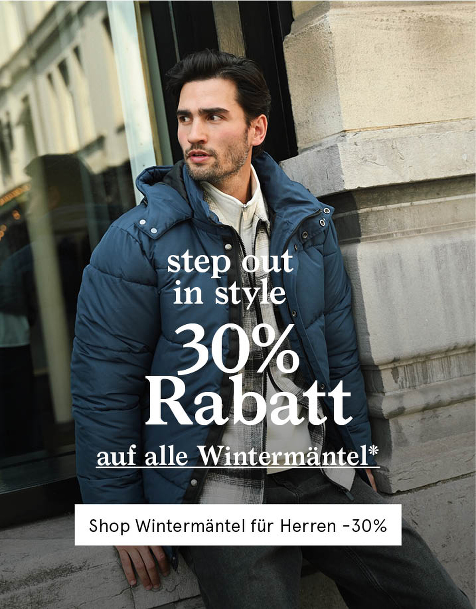 -30% auf alle Wintermäntel