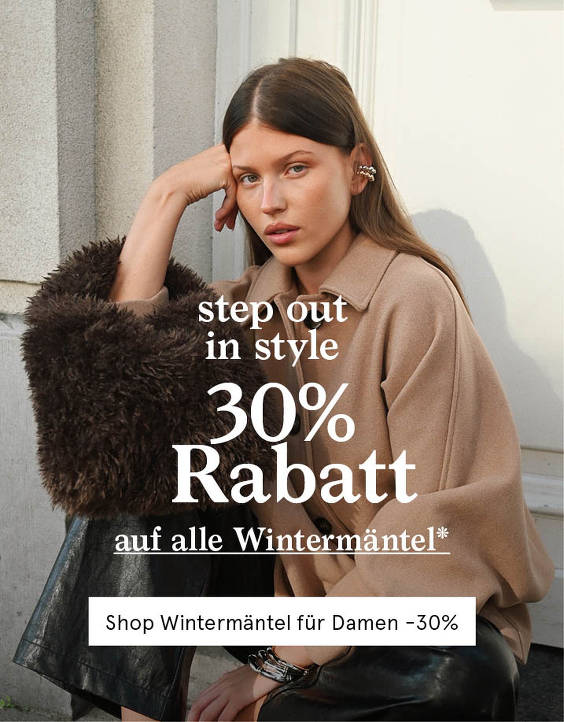 -30% auf alle Wintermäntel
