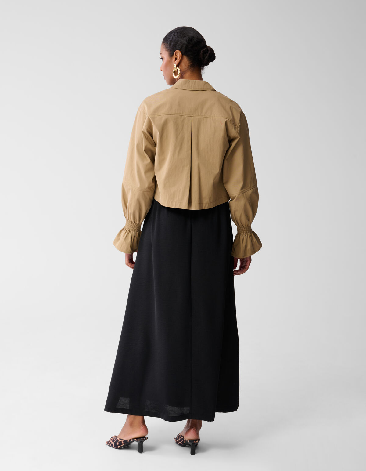 Gekürzte Jacke Braun SHOEBY WOMEN