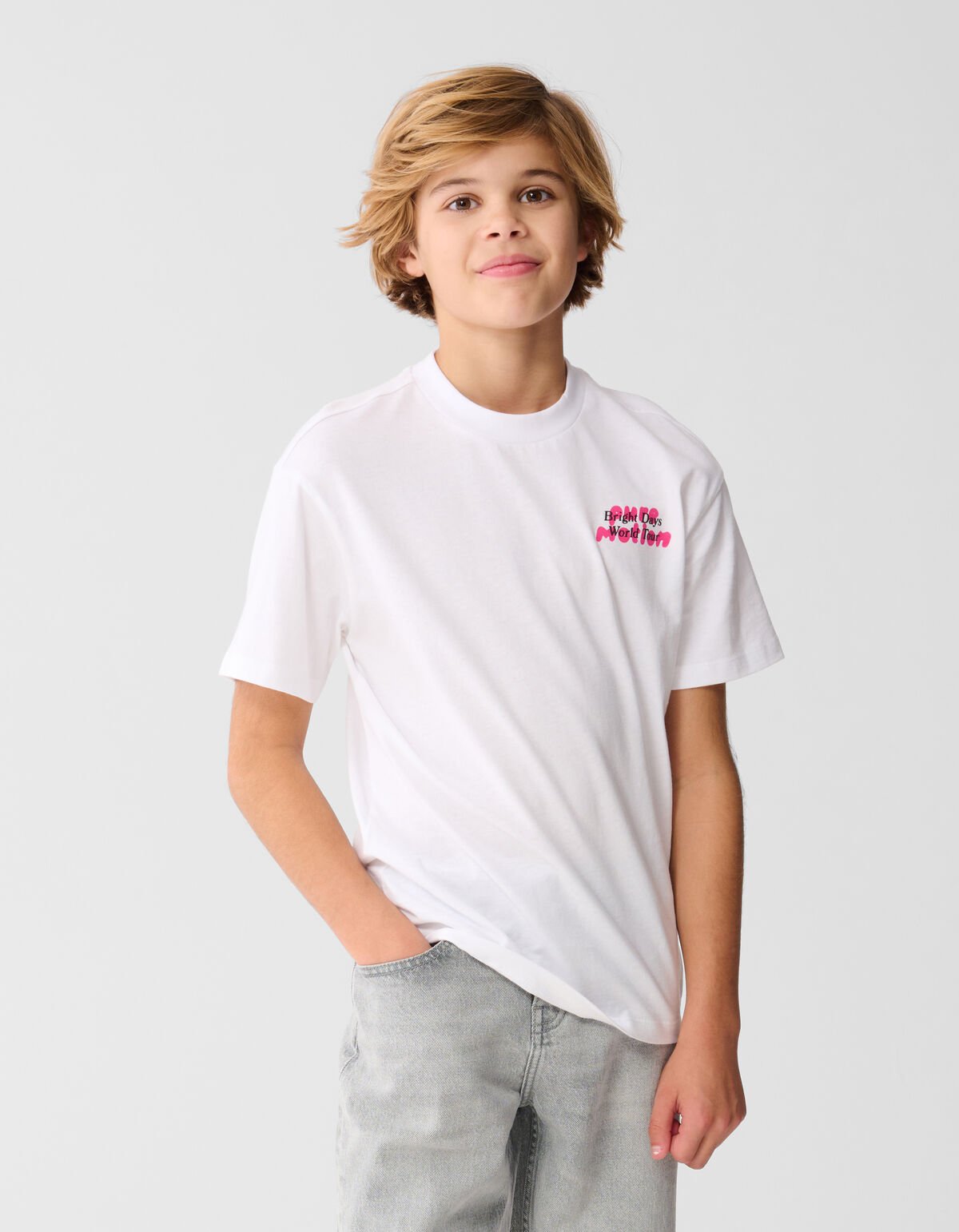 Tour Artwork T-Shirt Wei&szlig; SHOEBY BOYS