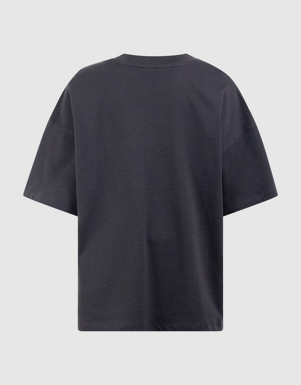 Spaghetti Artwork T-Shirt Dunkelgrau SHOEBY BOYS