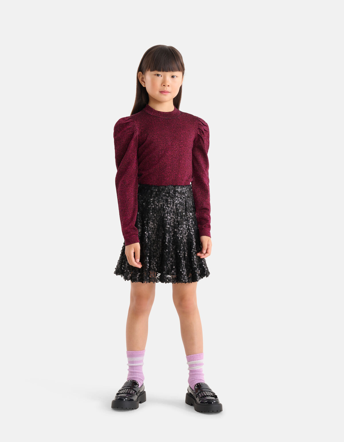 Paillettenrock Schwarz von Nicolette SHOEBY GIRLS
