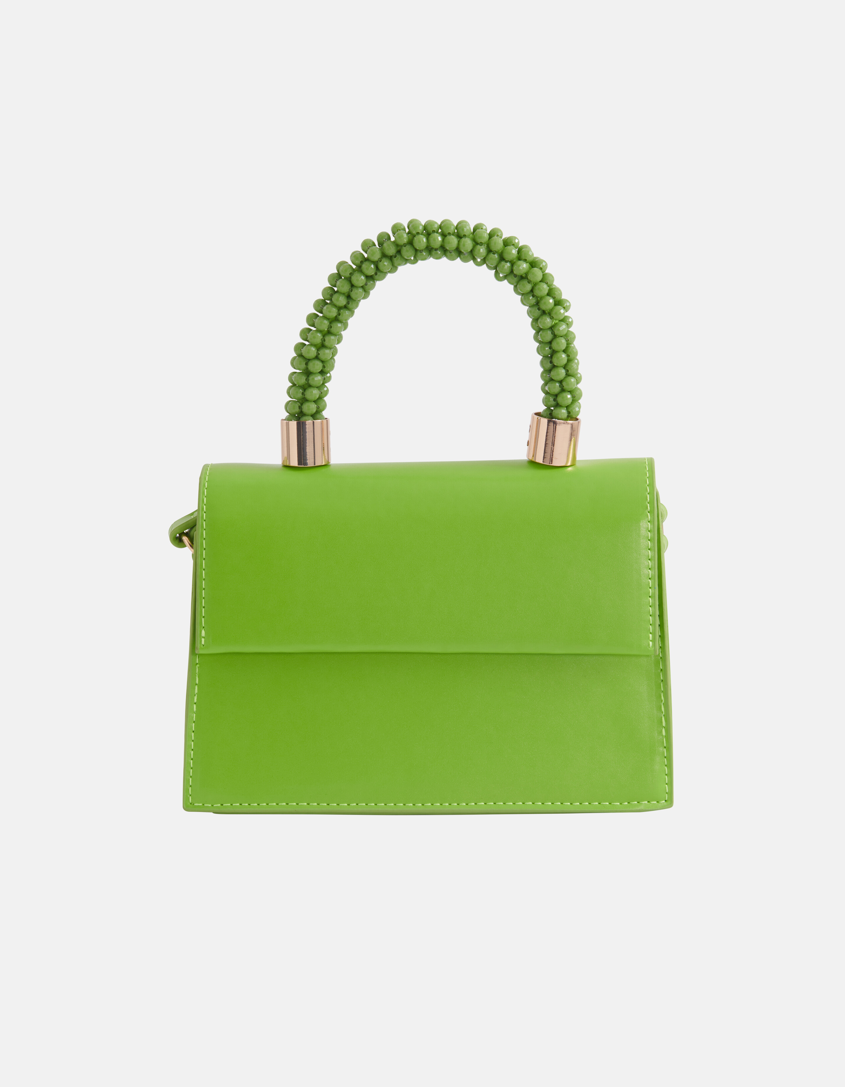 Mini Tasche mit Perlen Grün SHOEBY ACCESSOIRES