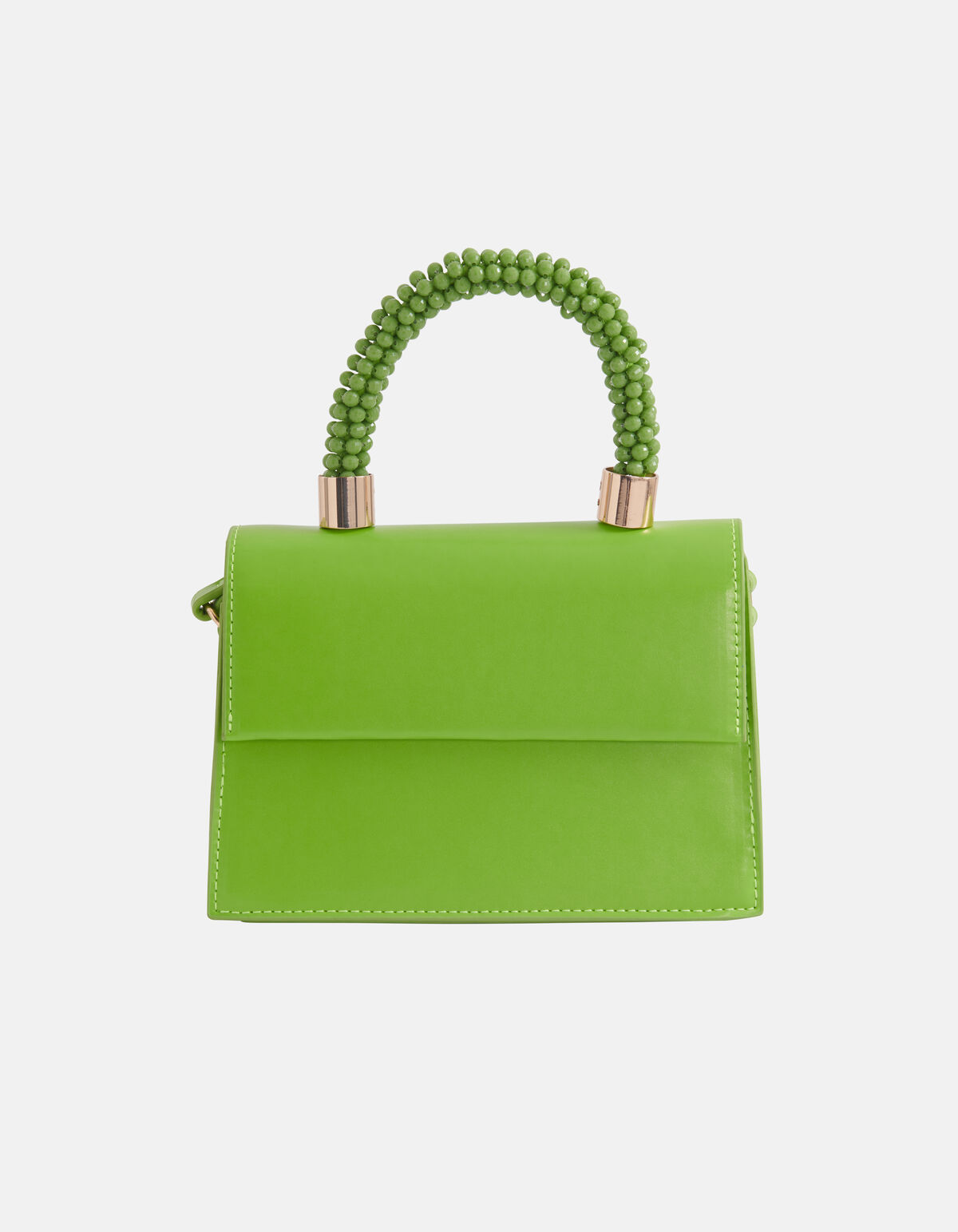 Mini Tasche mit Perlen Grün SHOEBY ACCESSOIRES
