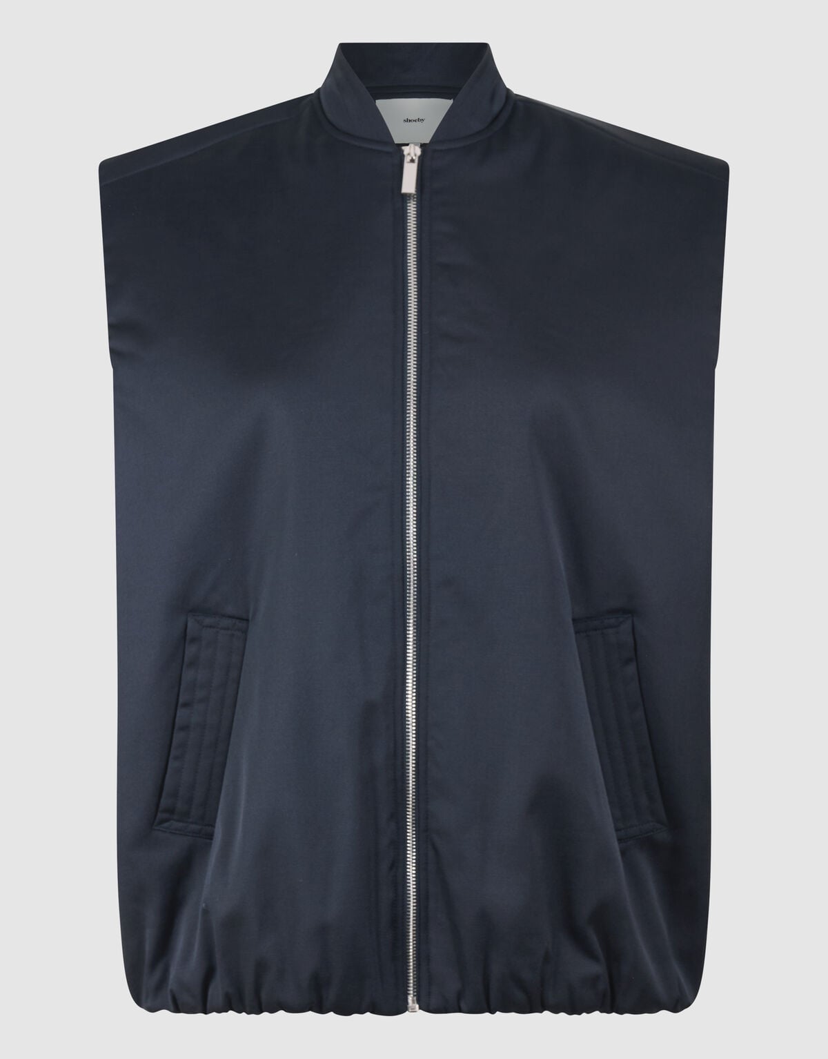&Auml;rmellose Bomberjacke Dunkelblau SHOEBY WOMEN