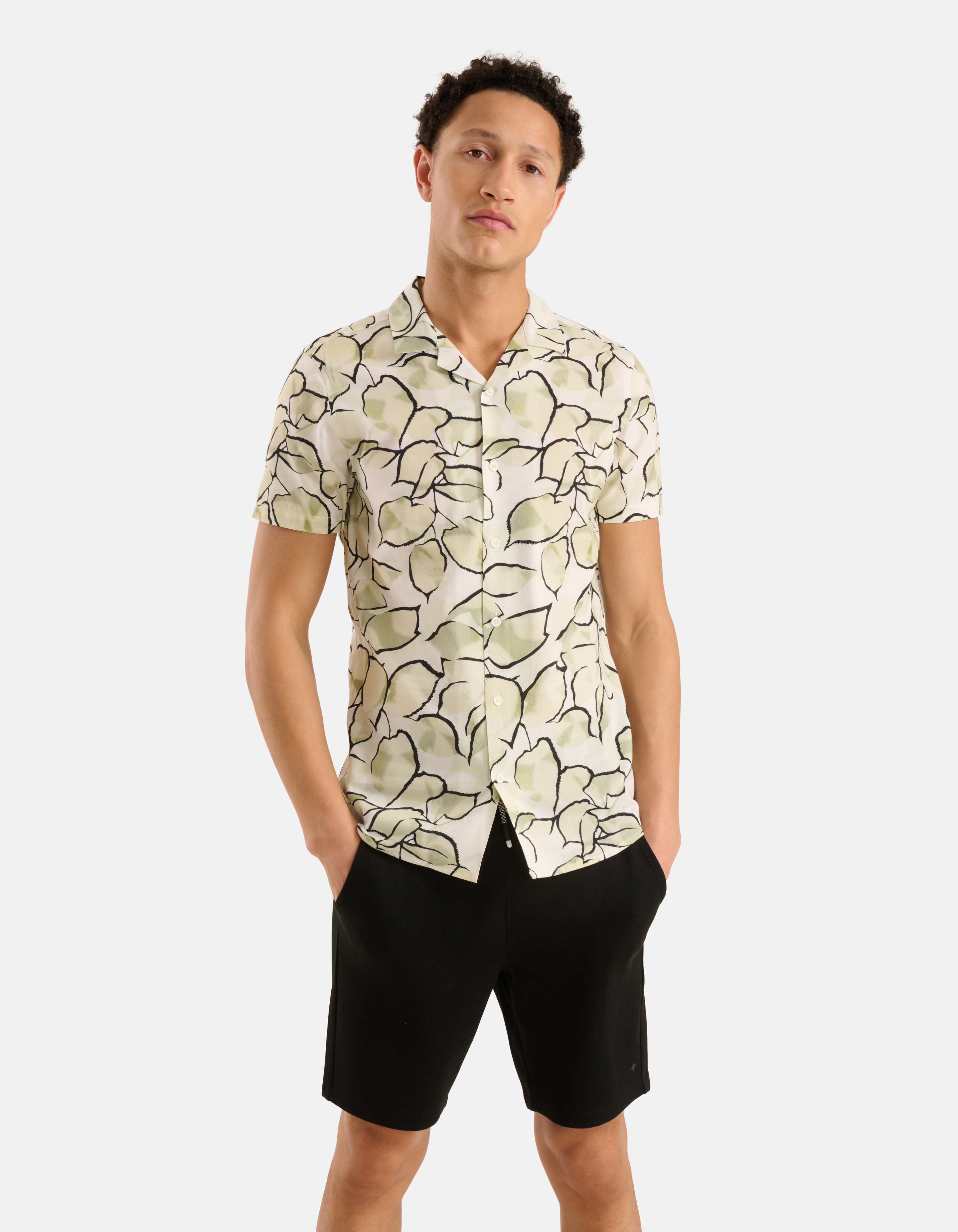 Artwork Shirt Hellgrün SHOEBY MEN