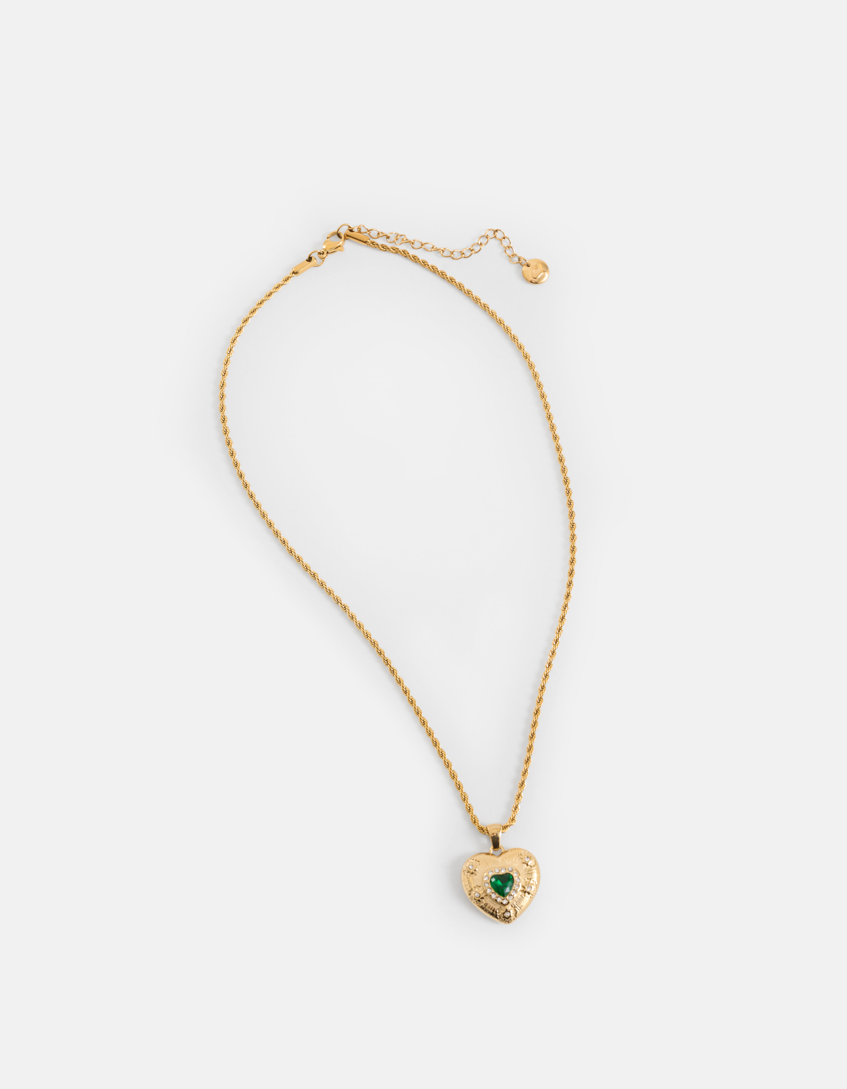 Hartjes Bedel Ketting Groen SHOEBY ACCESSOIRES