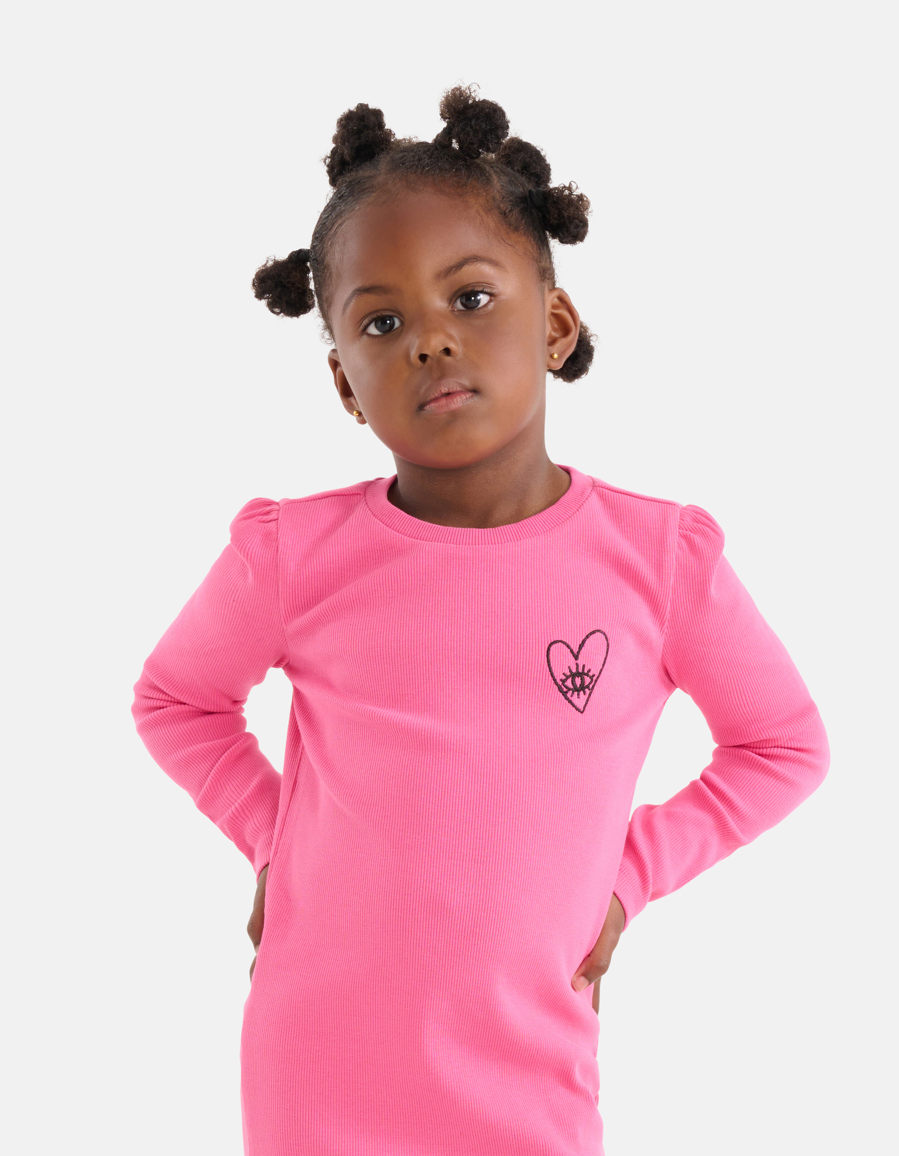 Rippenkleid Rosa SHOEBY GIRLS