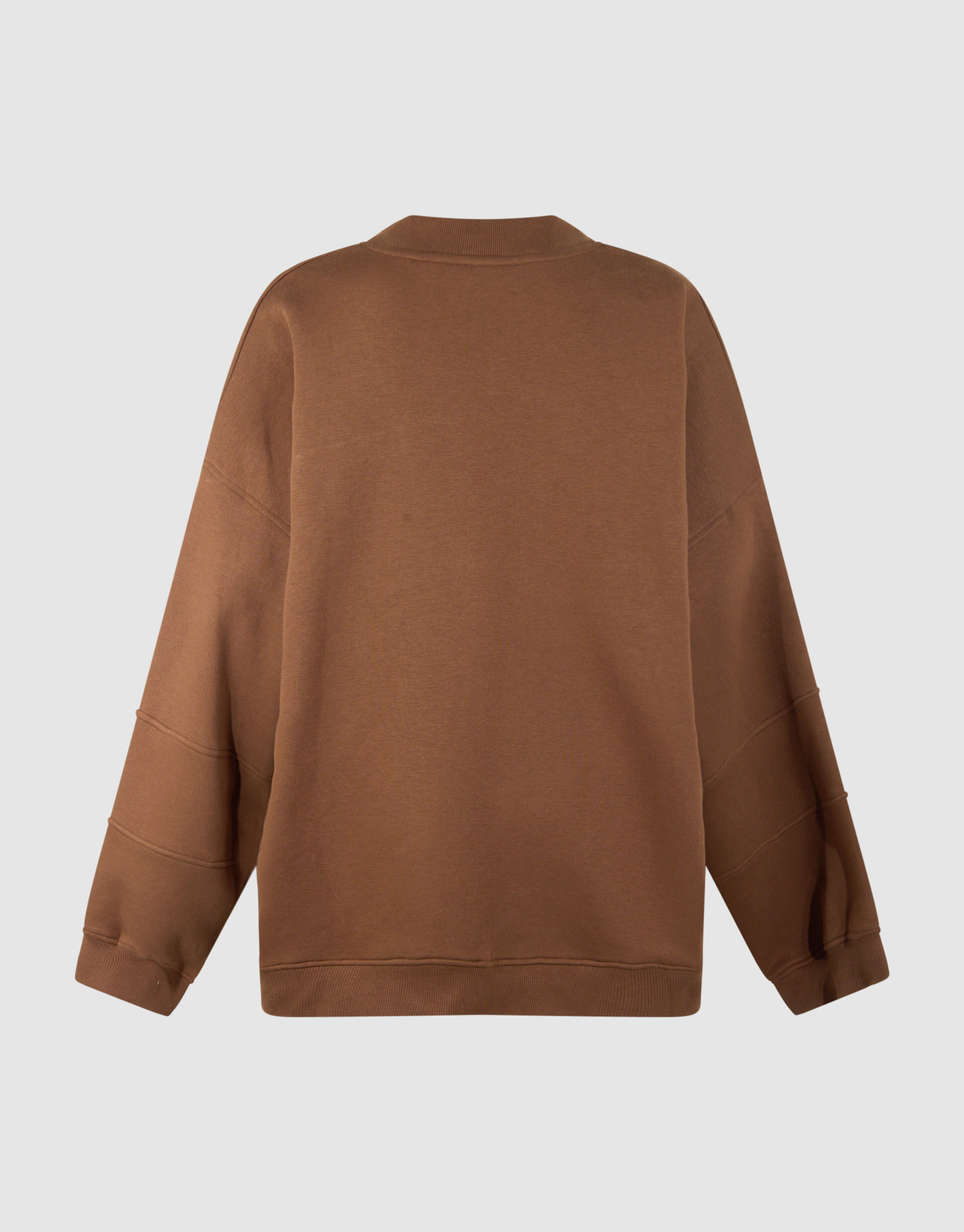 &Uuml;bergro&szlig;er Varsity-Kunstpullover Bruin SHOEBY WOMEN