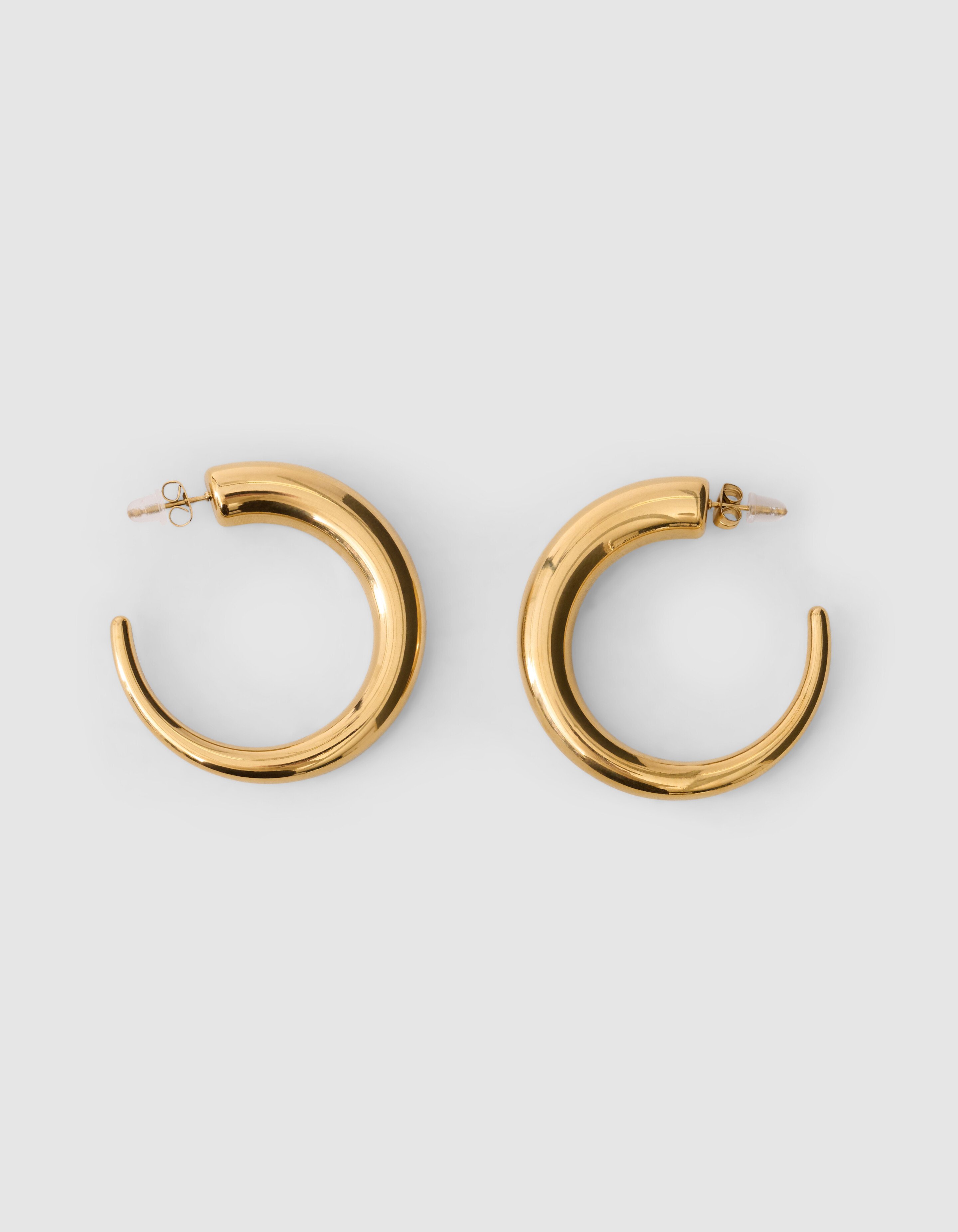 Gro&szlig;e Creolen Ohrringe Gold SHOEBY ACCESSOIRES