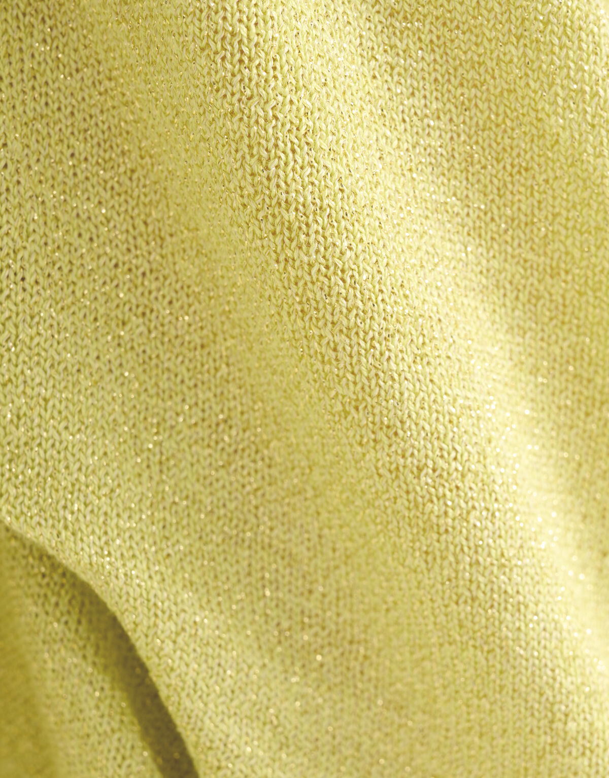 Glitzer Pullover Limettengrün SHOEBY WOMEN