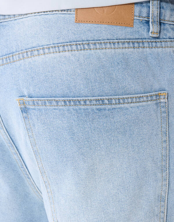 Baggy Fit Jeans Gebleicht L34 SHOEBY MEN