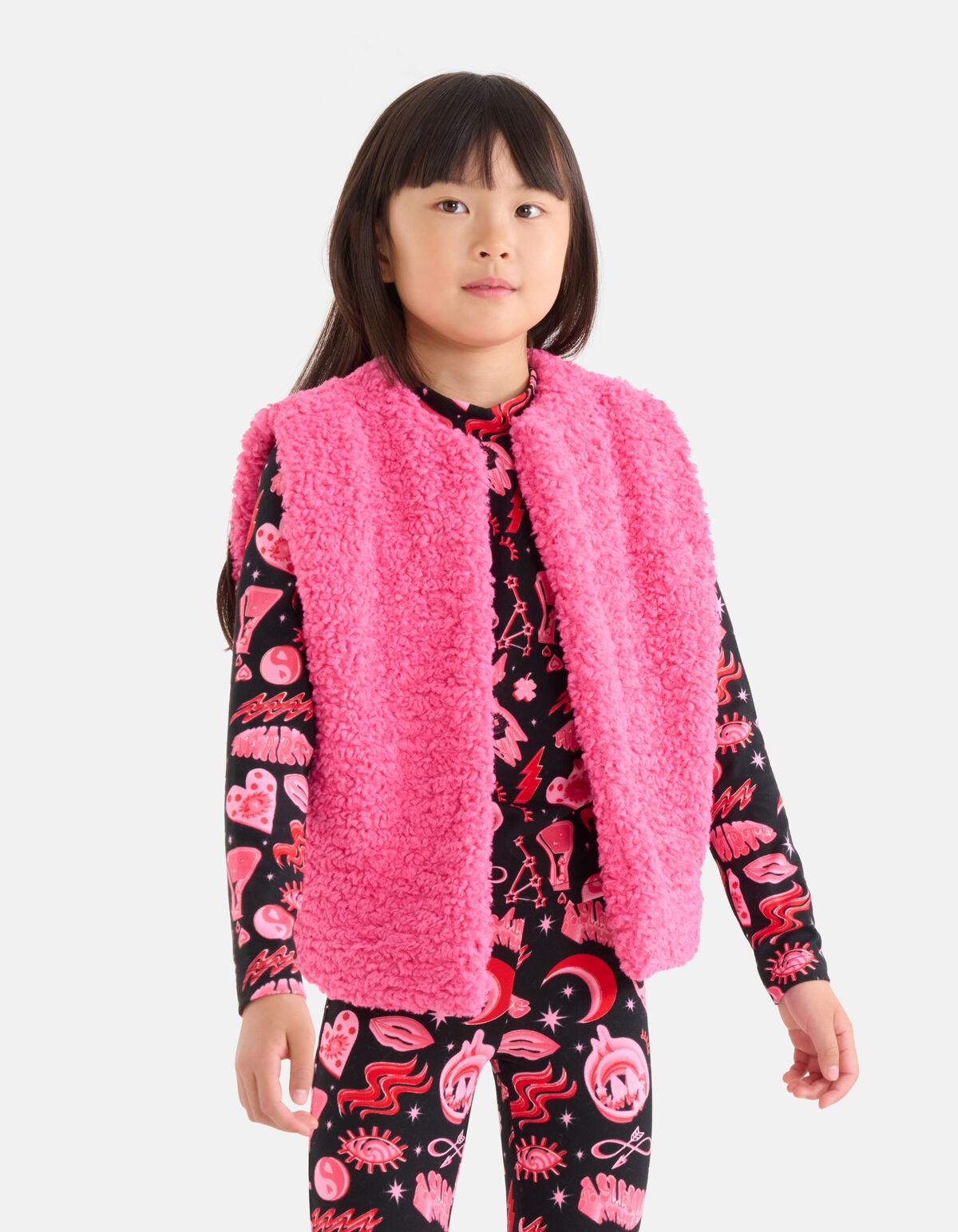 Teddy-Gilet Rosa SHOEBY GIRLS