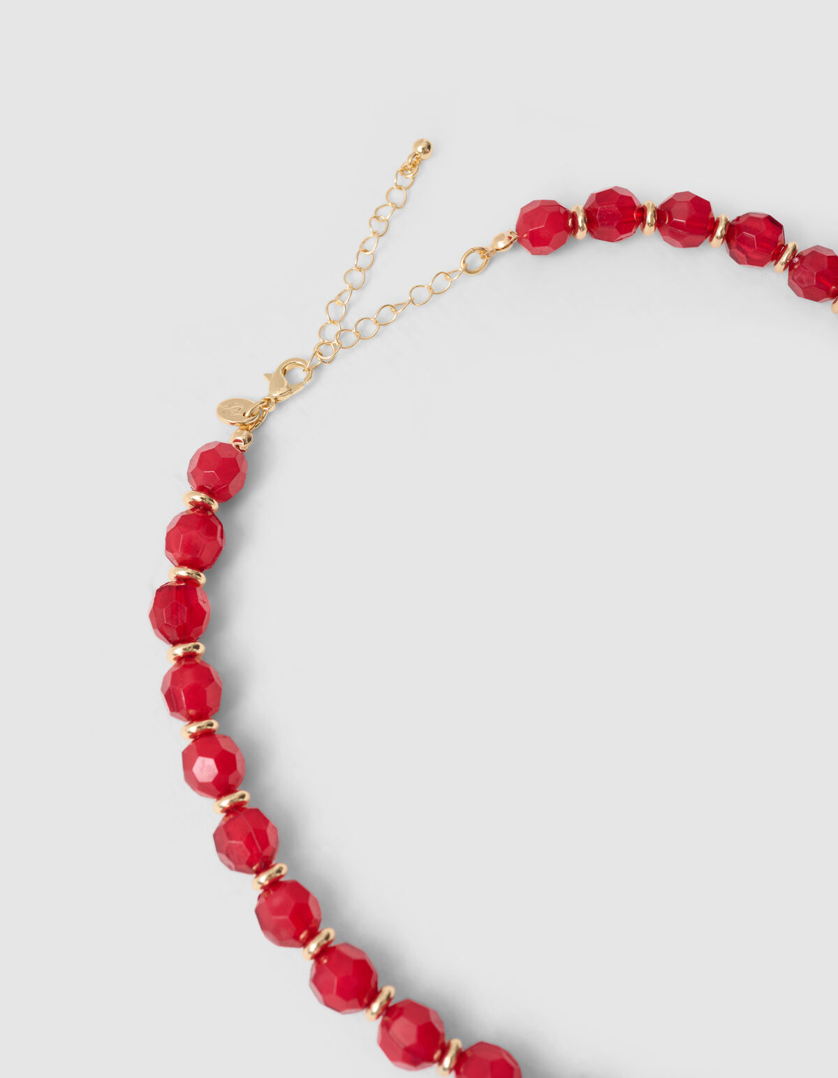 Perlen-Sternfisch-Kette Rot SHOEBY ACCESSOIRES