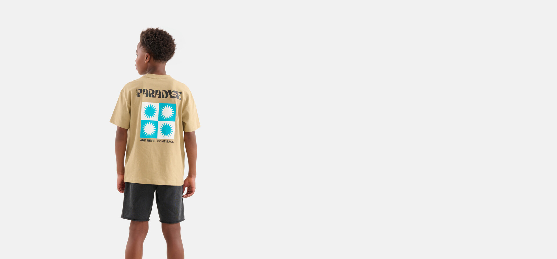 Acid Washed Short Schwarz SHOEBY BOYS