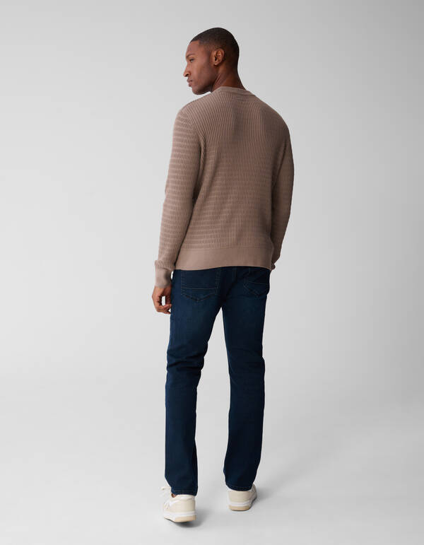 Struktur Pullover Braun SHOEBY MEN