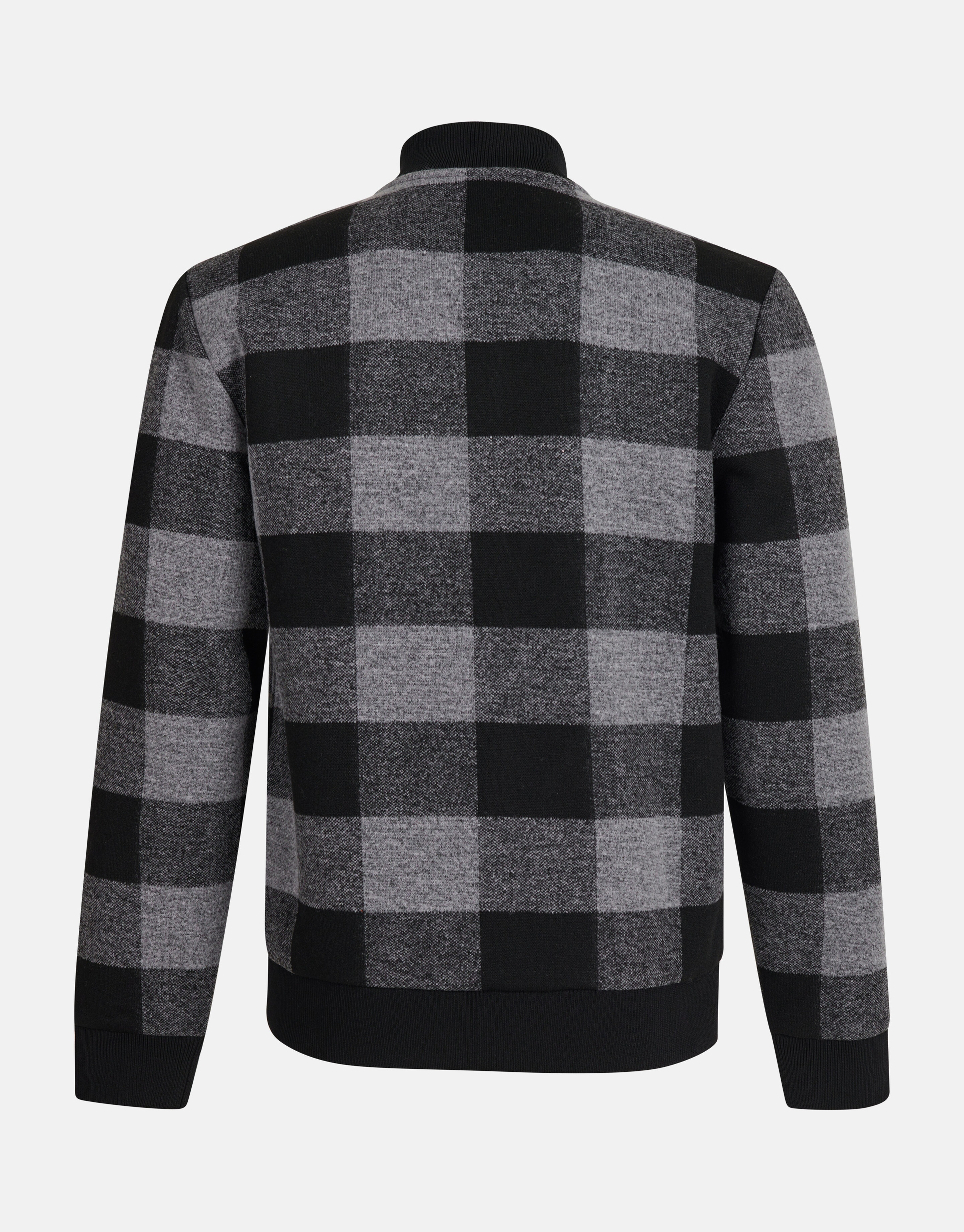 Karierte Bomberjacke Grau SHOEBY MEN