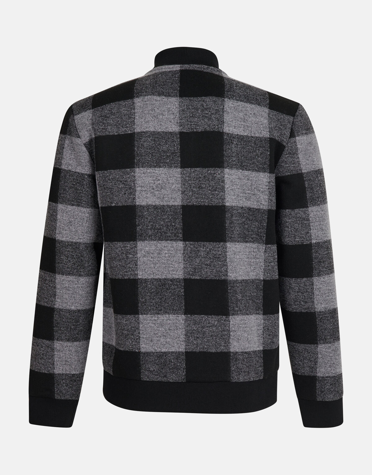 Karierte Bomberjacke Grau SHOEBY MEN