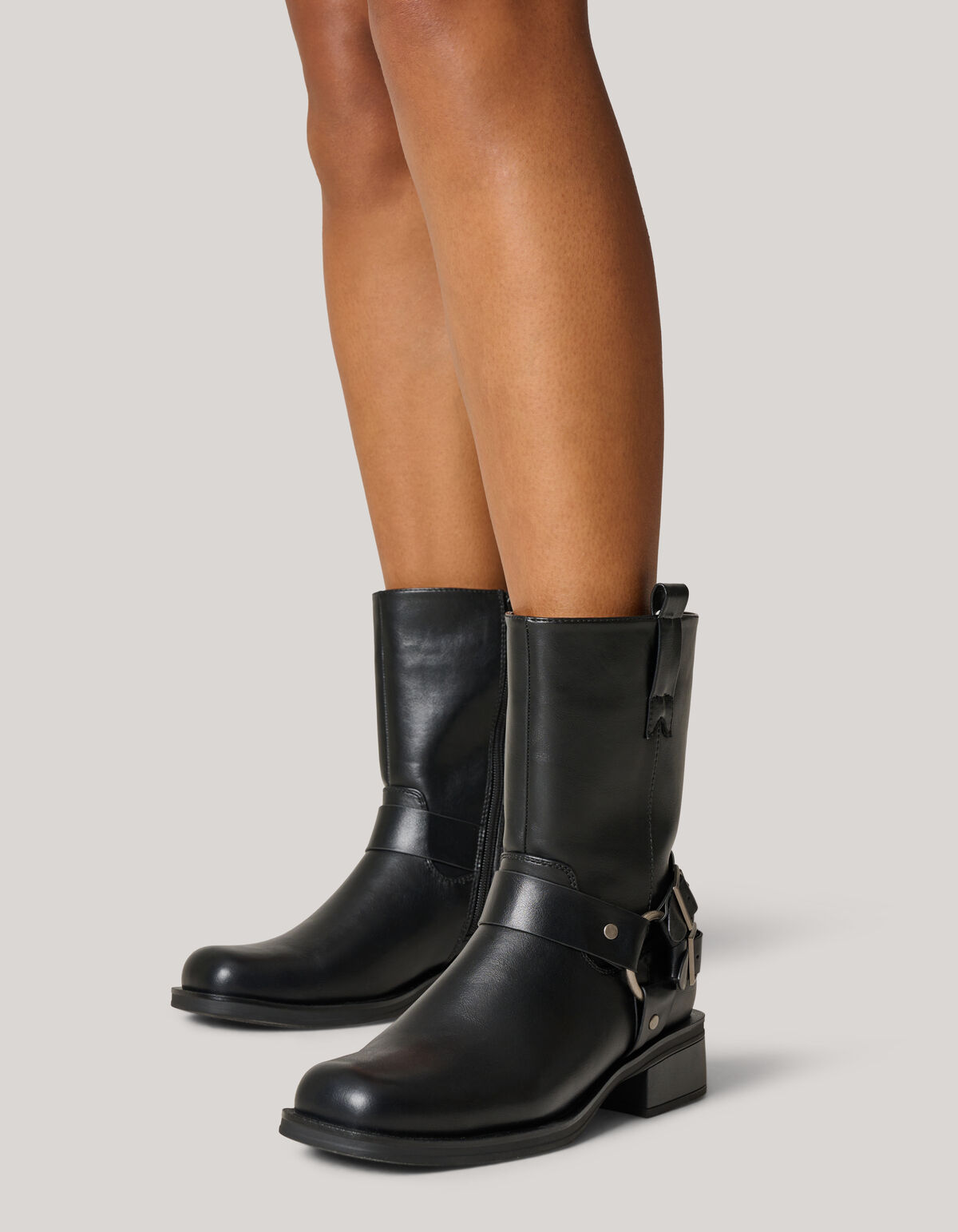 Biker-Stiefel Schwarz SCHOENEN SHOEBY