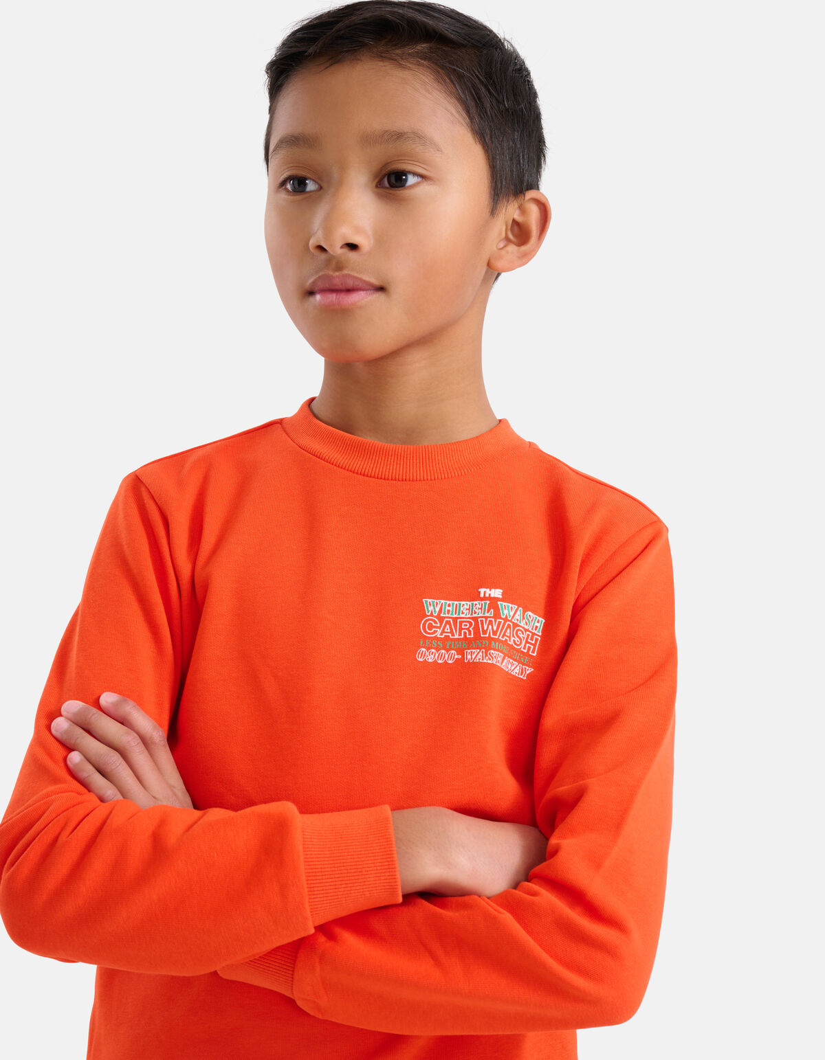 Artwork Sweater Rood SHOEBY BOYS