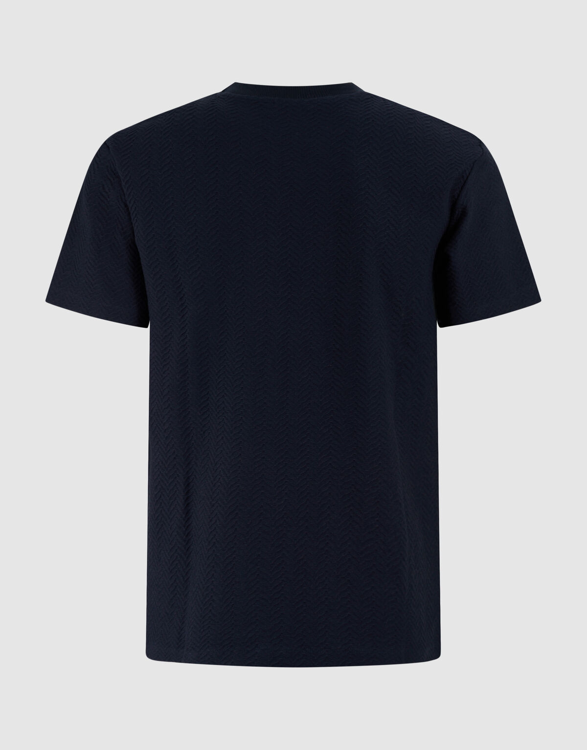Jacquard-T-Shirt Dunkelblau SHOEBY MEN