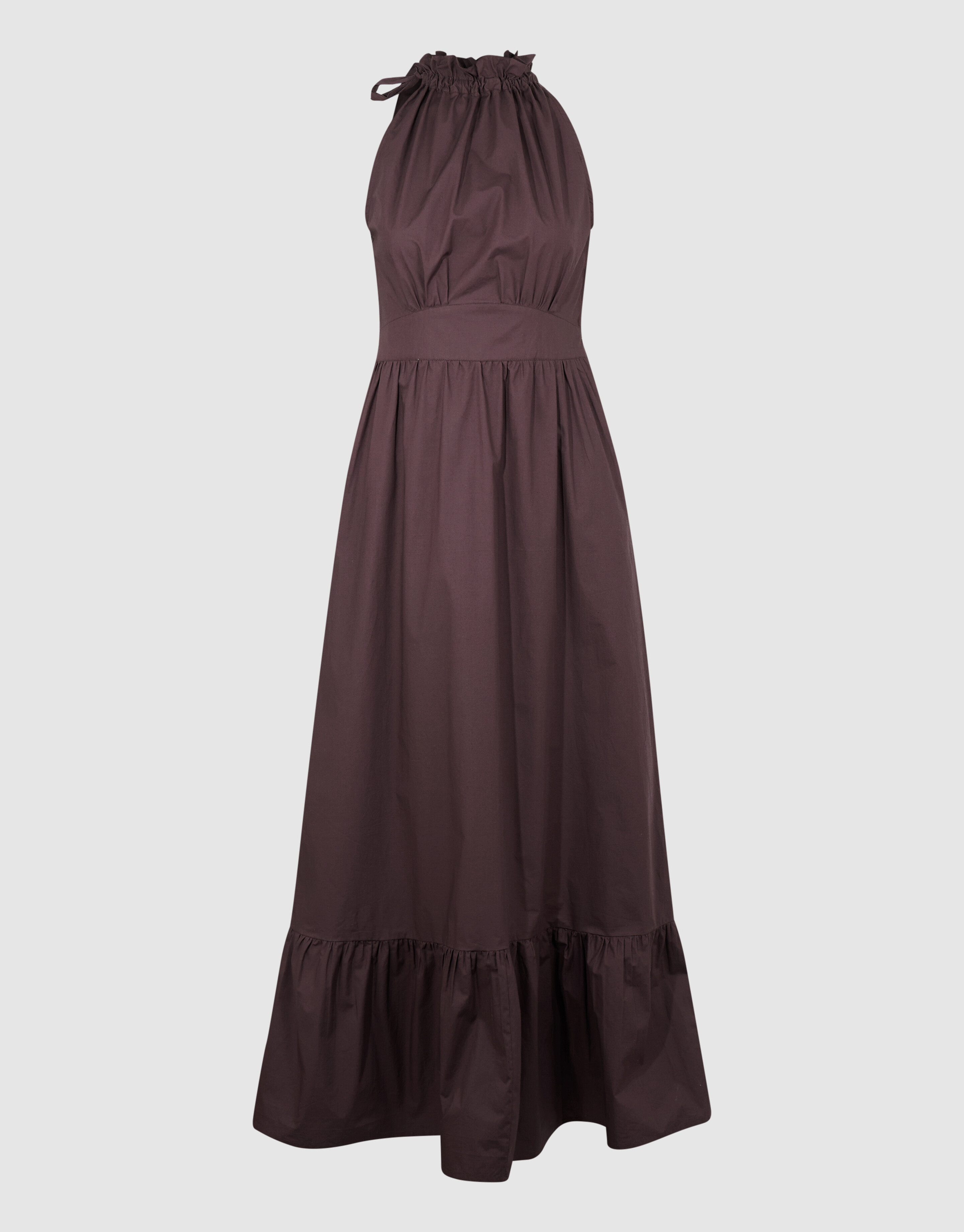 Tr&auml;ger Maxi Kleid Braun SHOEBY WOMEN
