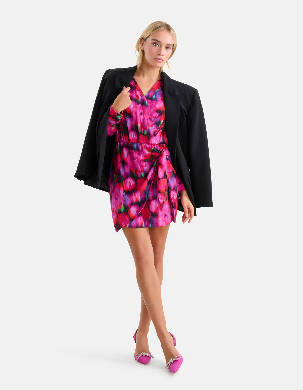 Bedrucktes Kleid Pink By Lizzy SHOEBY WOMEN