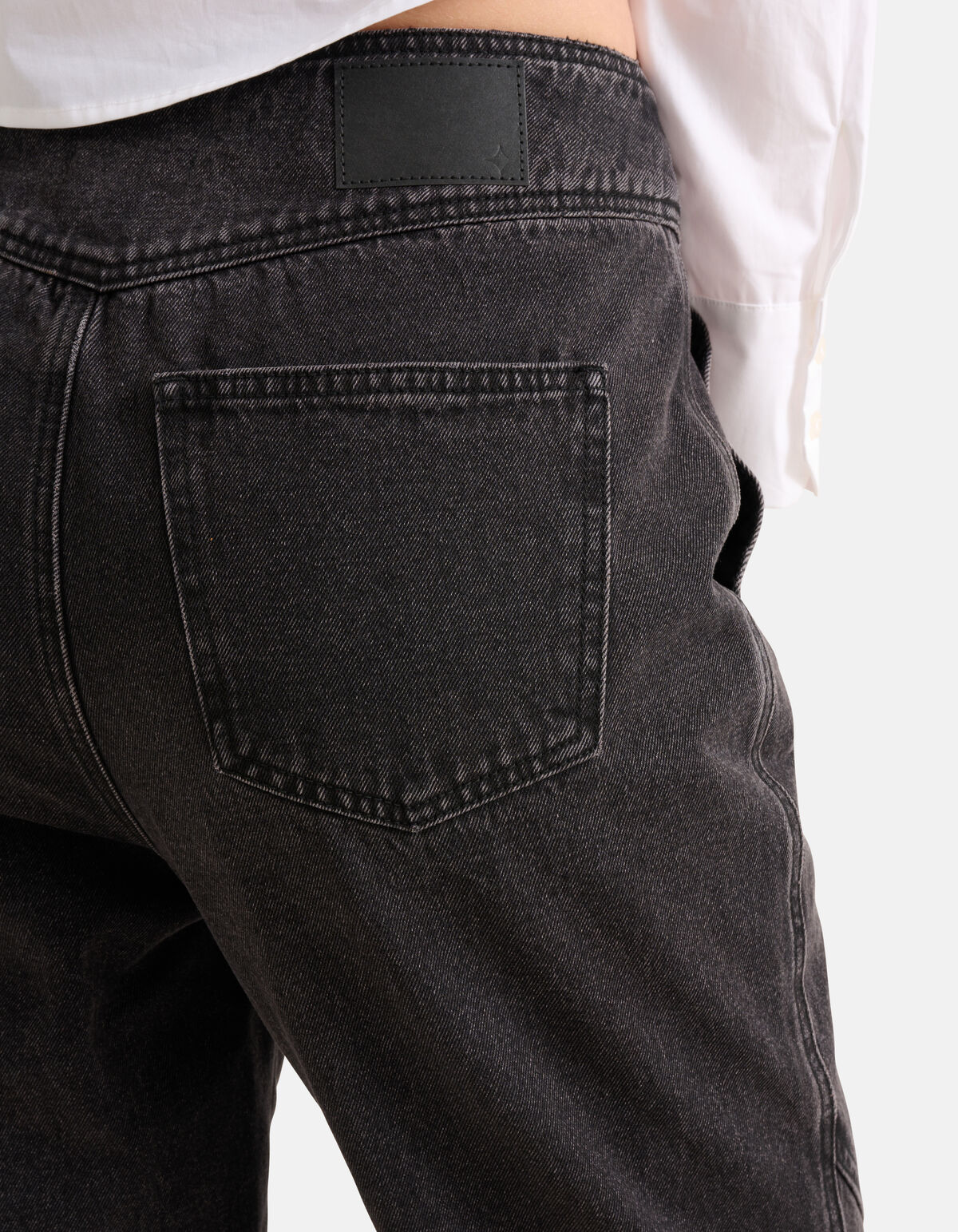 Diagonale Denim-Jeans Schwarz SHOEBY WOMEN