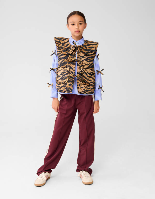Kragen Tiger Gilet Braun SHOEBY GIRLS