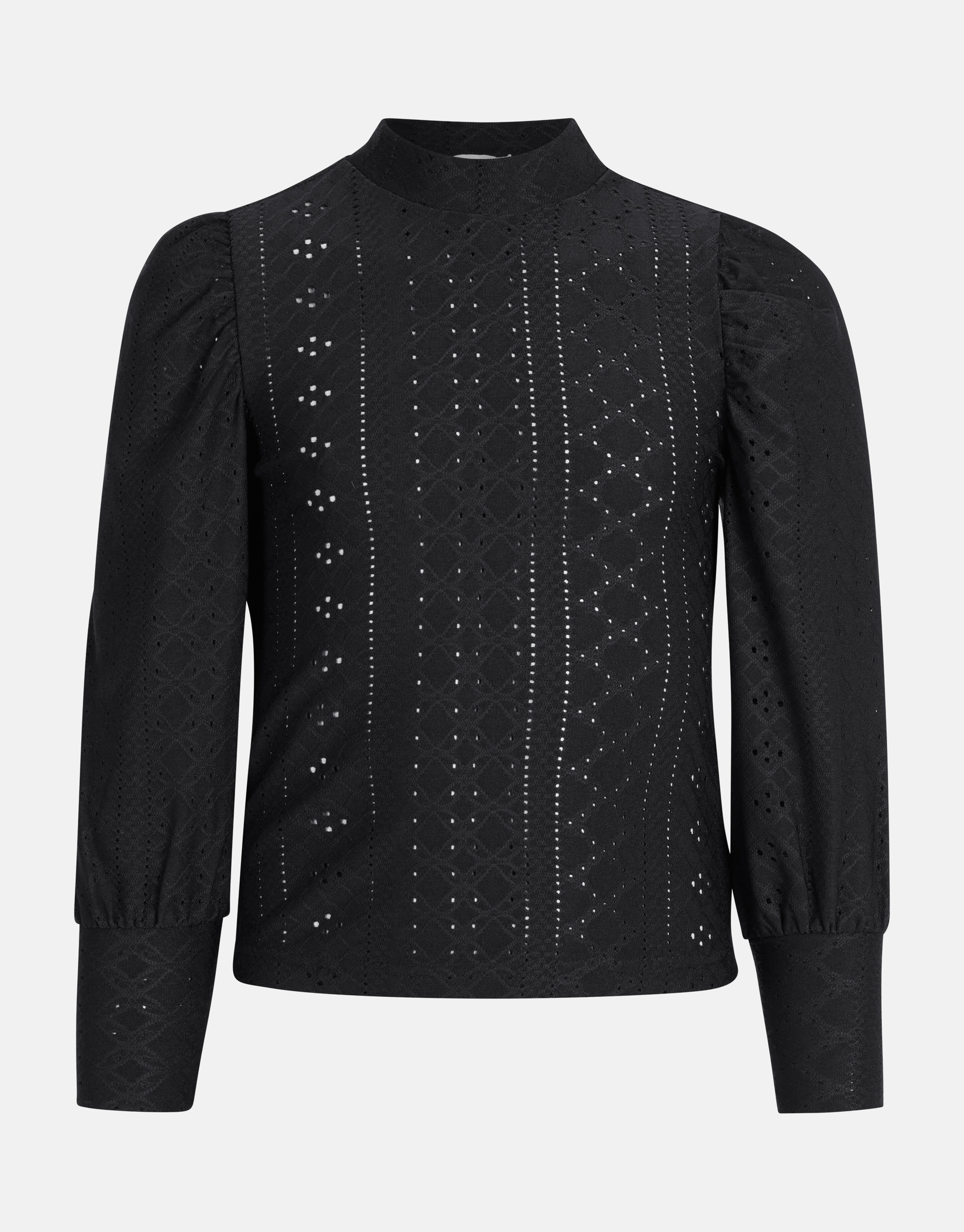 Embroidery Top Zwart SHOEBY GIRLS
