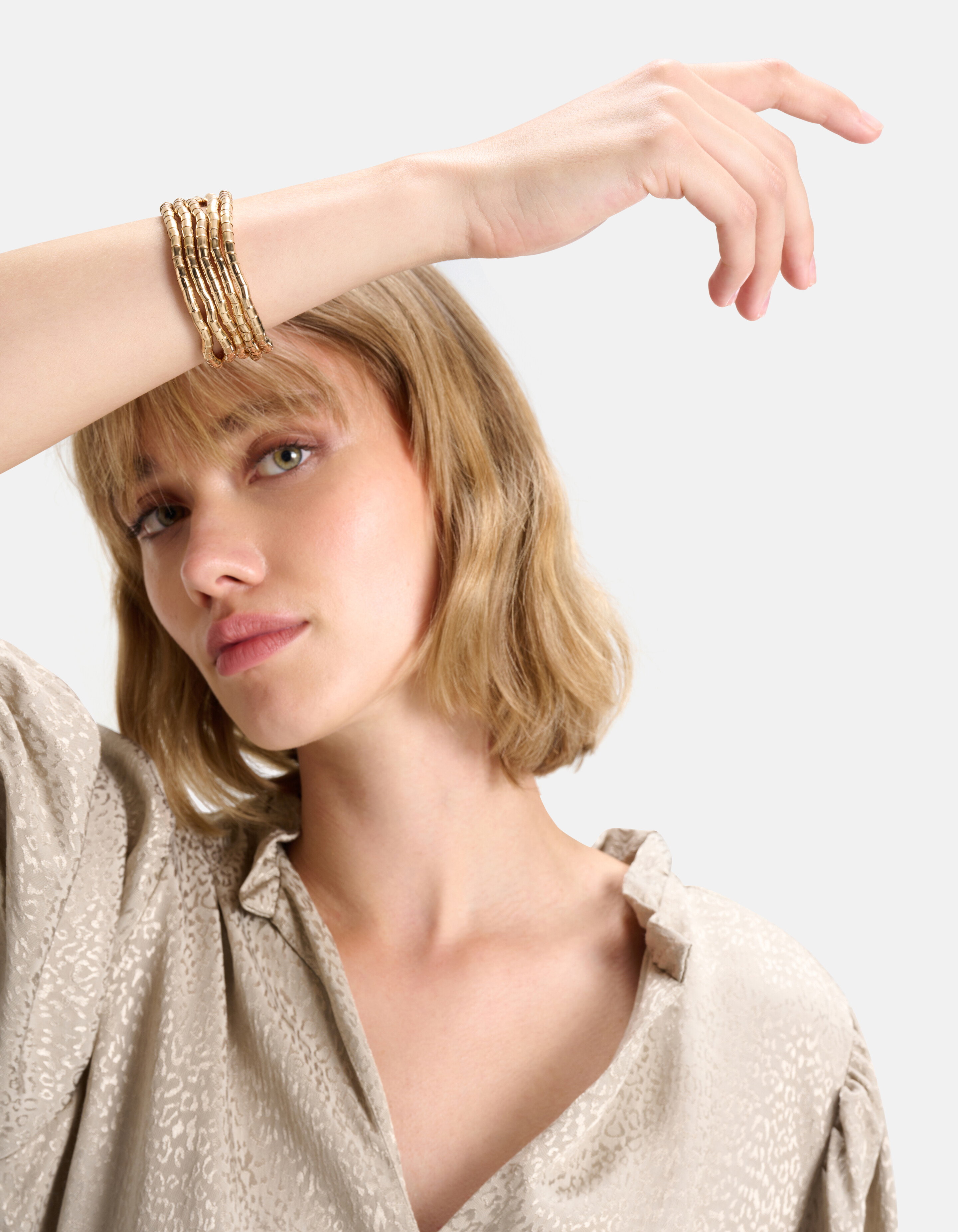 Großes Goldenes Armband SHOEBY ACCESSOIRES
