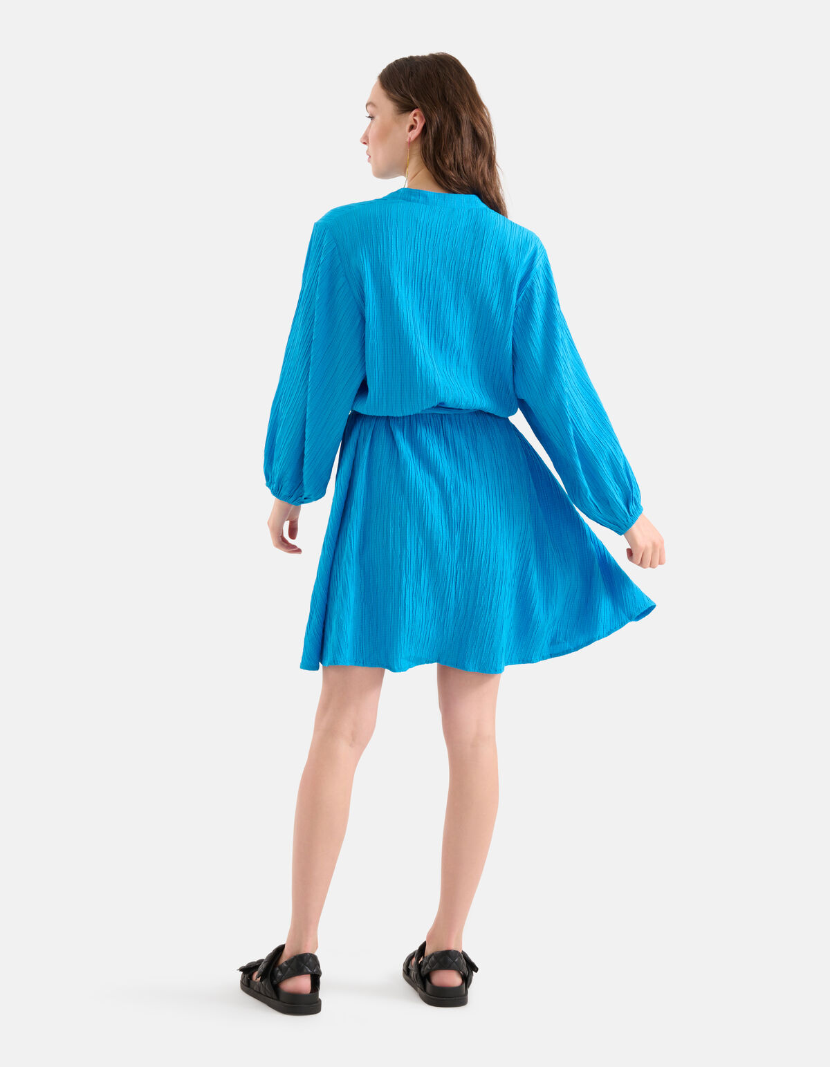 Struktur Kleid Blau SHOEBY WOMEN
