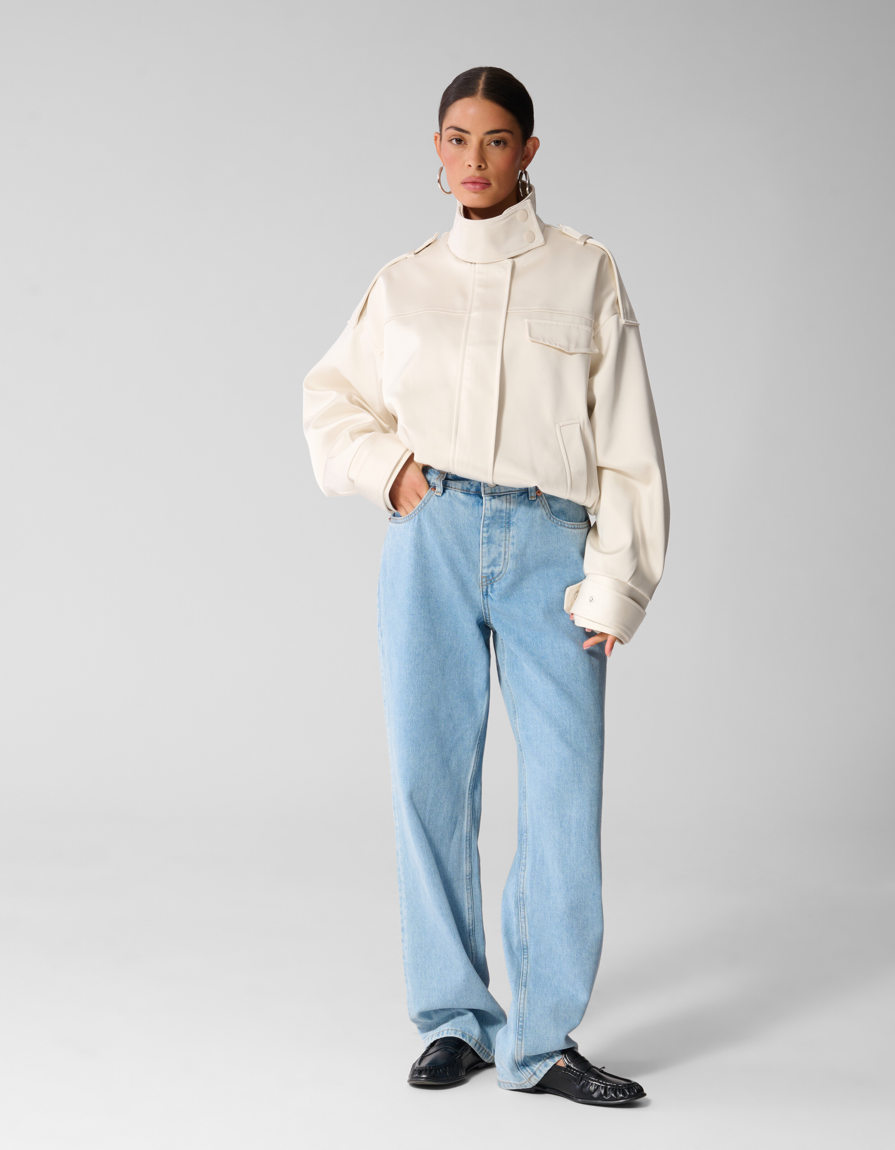Straight Fit Jeans Blau By Anna SHOEBY WOMEN
