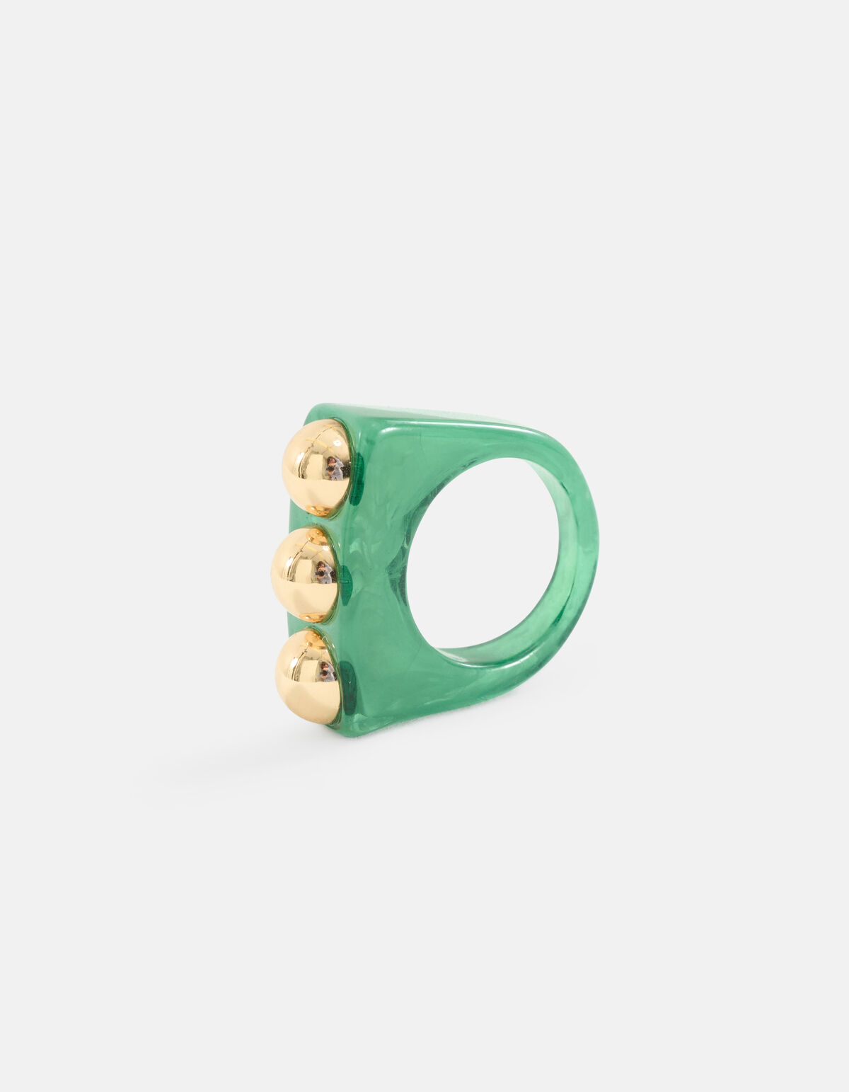 Studs Ring Groen By Lizzy SHOEBY ACCESSOIRES