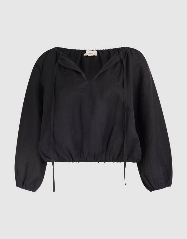 Leinenbluse Black von Mieke SHOEBY WOMEN