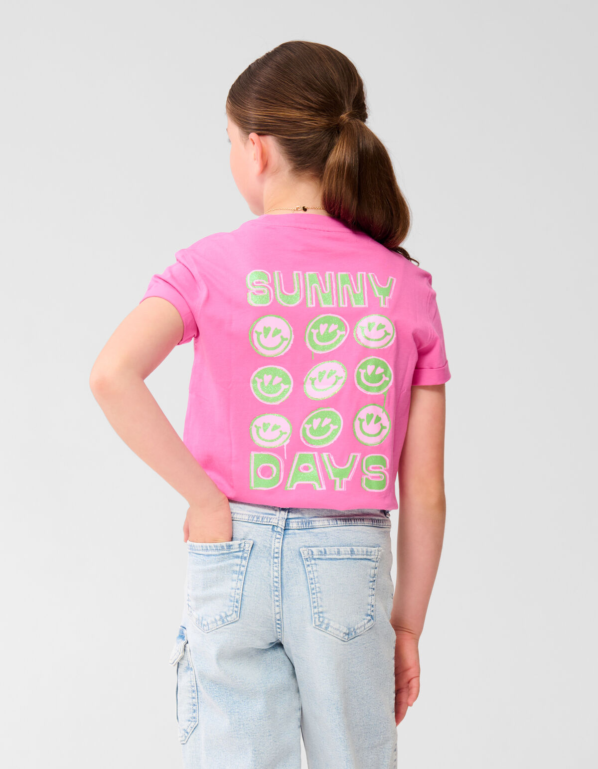 Sunny Artwork T-shirt Rosa SHOEBY GIRLS