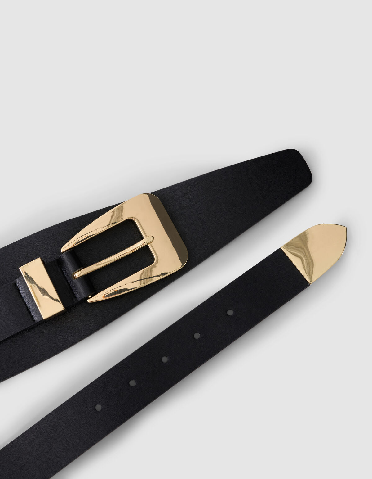 Tailleng&uuml;rtel Schwarz/Gold SHOEBY ACCESSOIRES