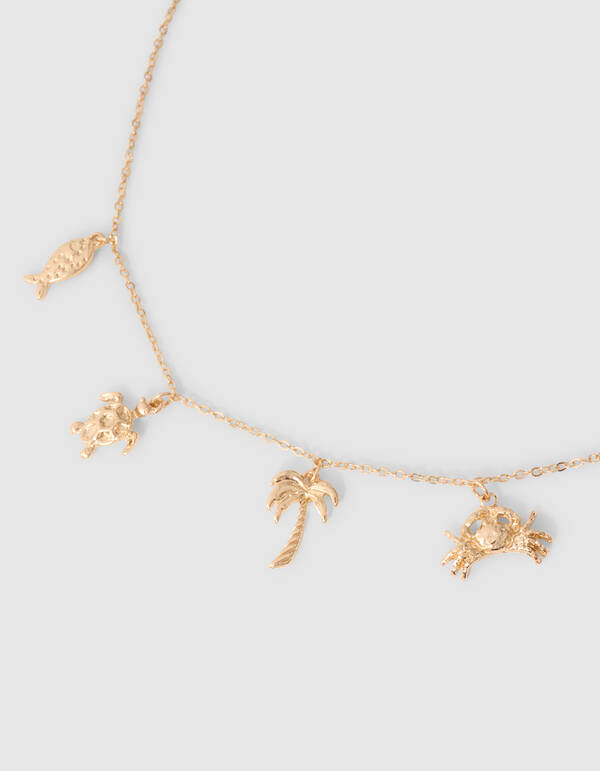Sea Charm Halskette Gold SHOEBY ACCESSOIRES