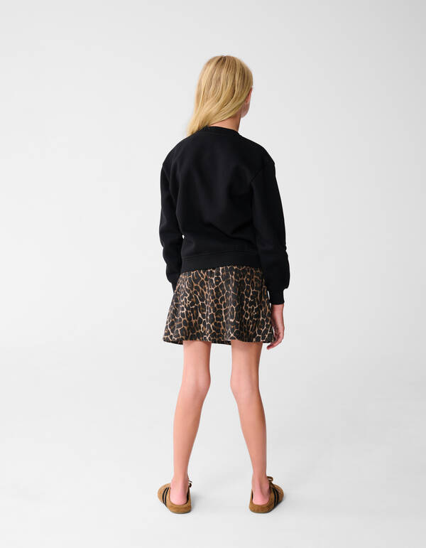 Leoparden-Minirock Braun SHOEBY GIRLS