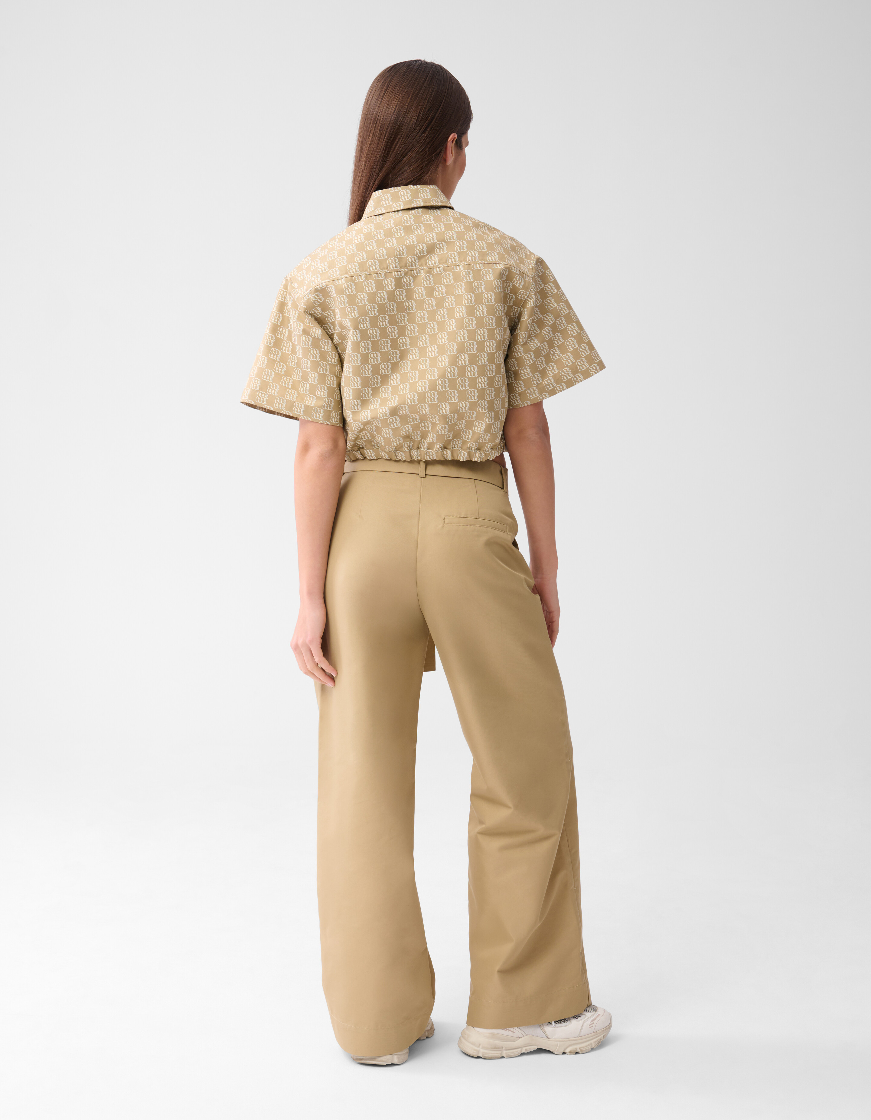Hose mit weitem Bein Sand von Mieke SHOEBY WOMEN