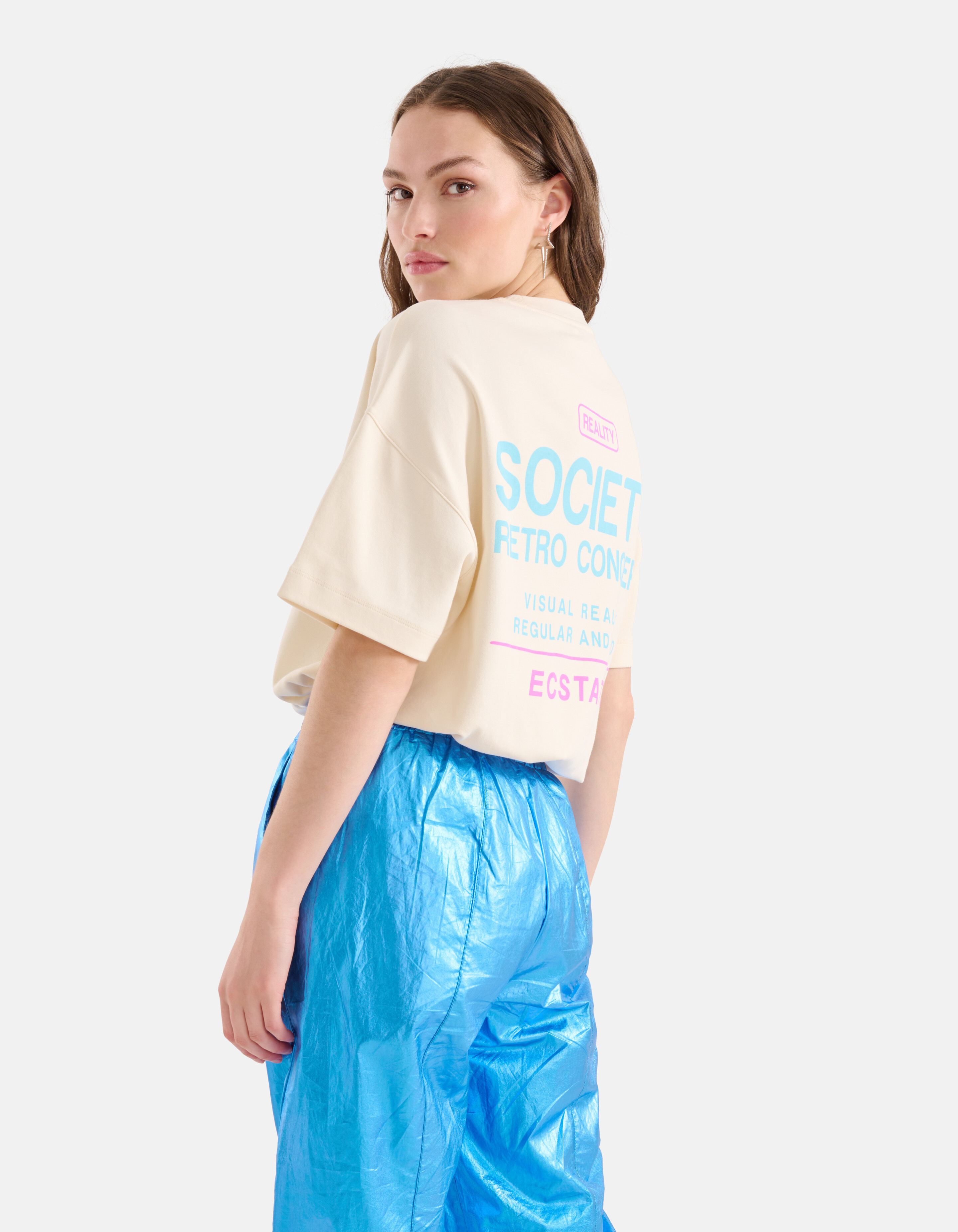 Kunstwerk T-shirt Beige SHOEBY WOMEN