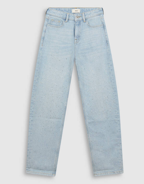 Strass Barrel Fit Jeans Bleached SHOEBY GIRLS