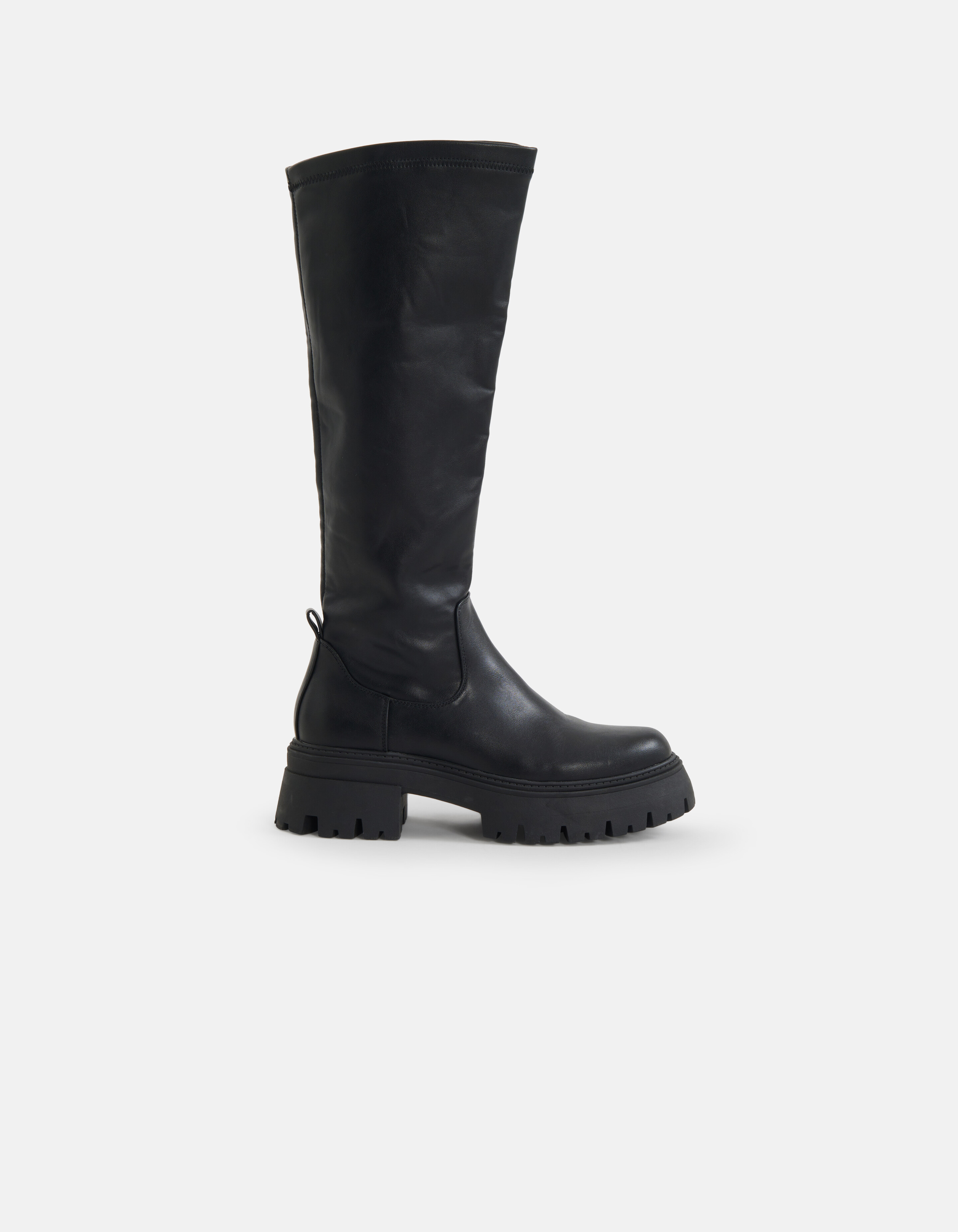 Chunky Stretch Stiefel Schwarz SHOEBY SHOES