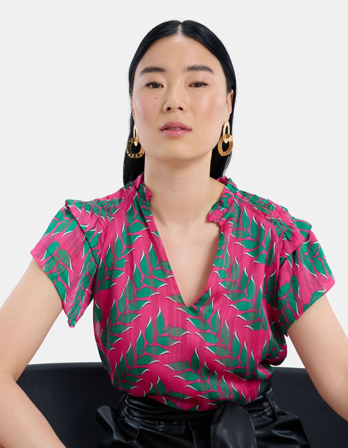 Bedruckte Top Eksept