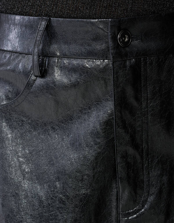 Carpenter Veganer Lederrock Schwarz SHOEBY WOMEN