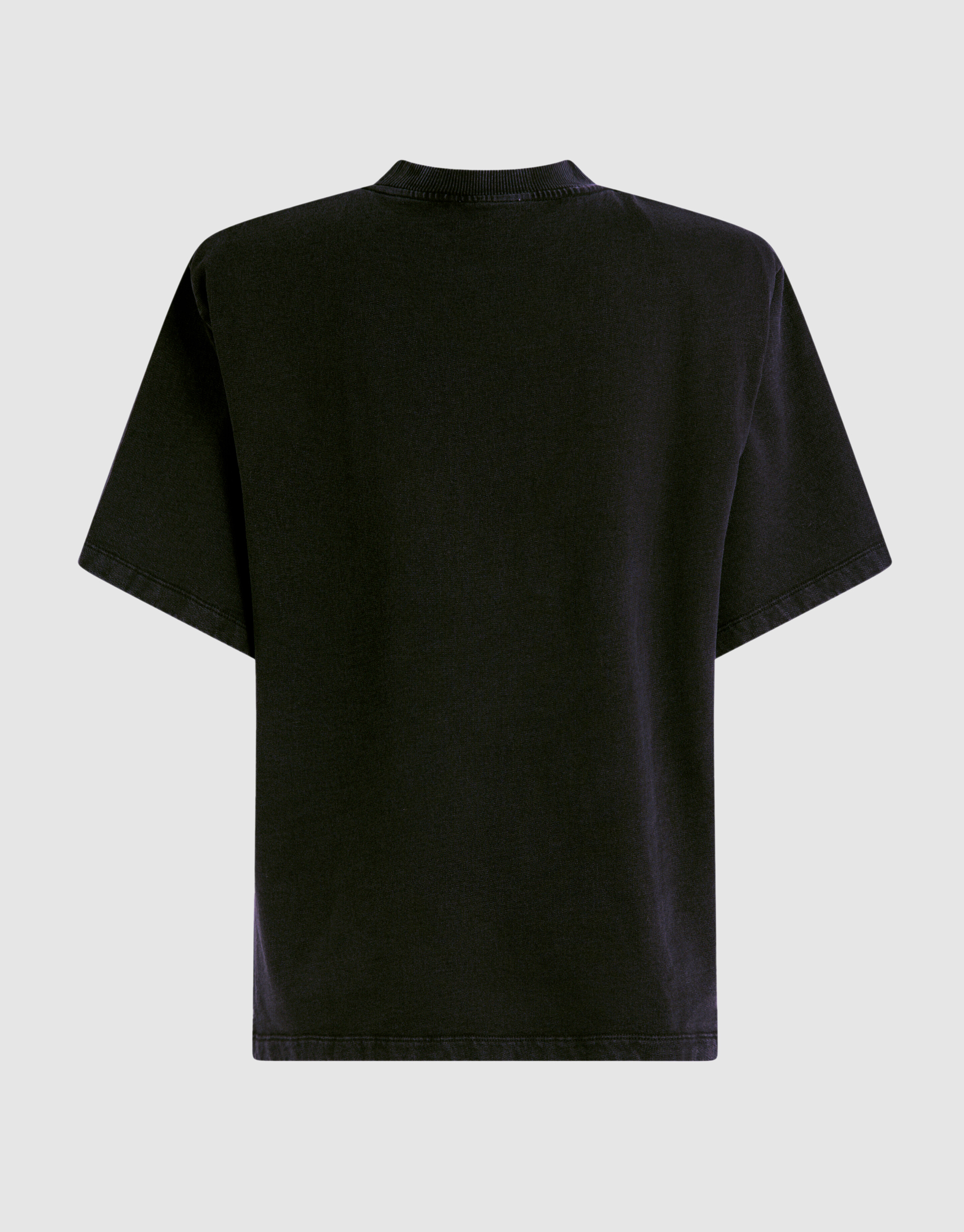 Gefüttertes gewaschenes Sweat-T-Shirt Donkergrijs SHOEBY WOMEN