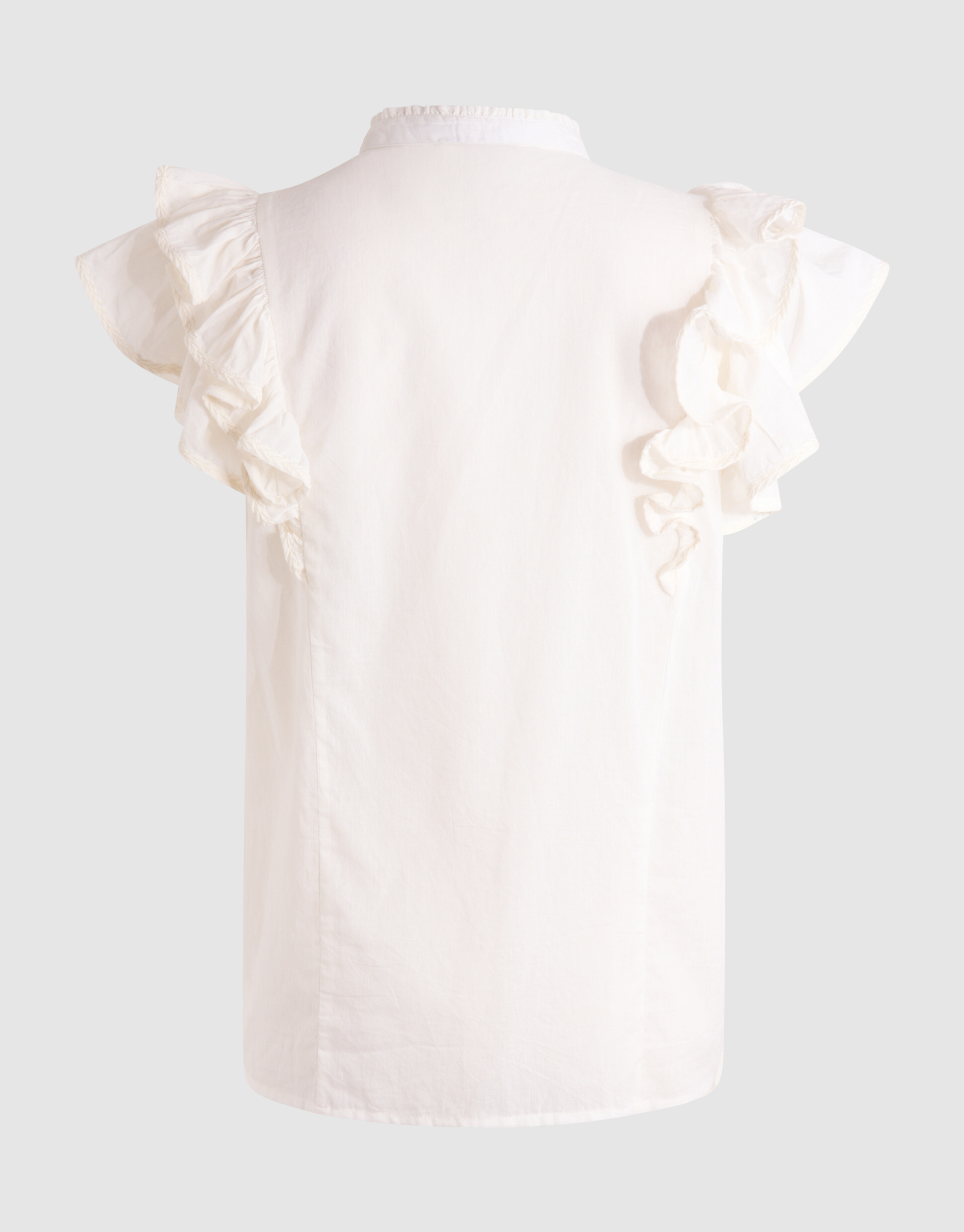 Rüschen-Top Weiß SHOEBY WOMEN