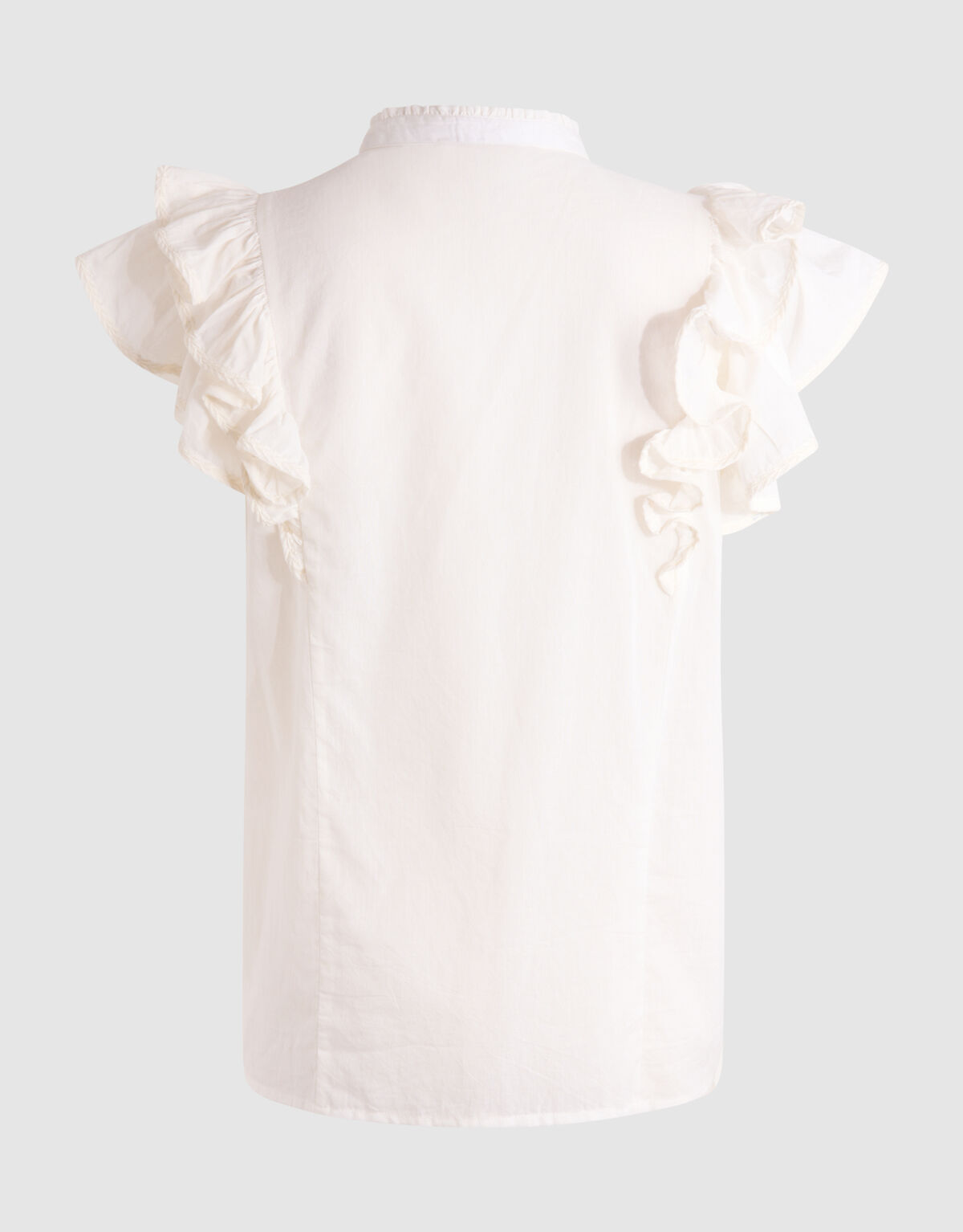 Rüschen-Top Weiß SHOEBY WOMEN