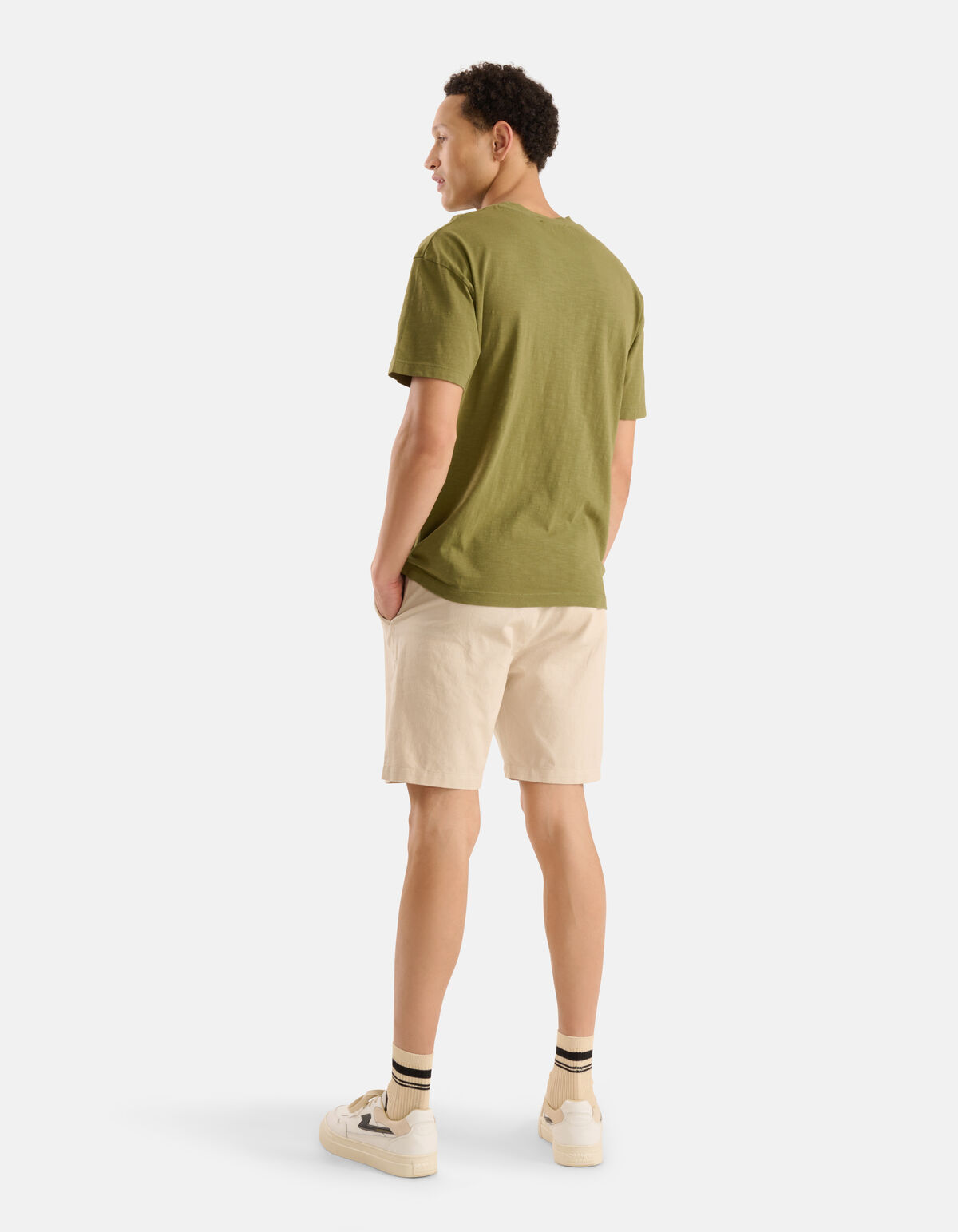 Jersey T-Shirt Olivgrün SHOEBY MEN